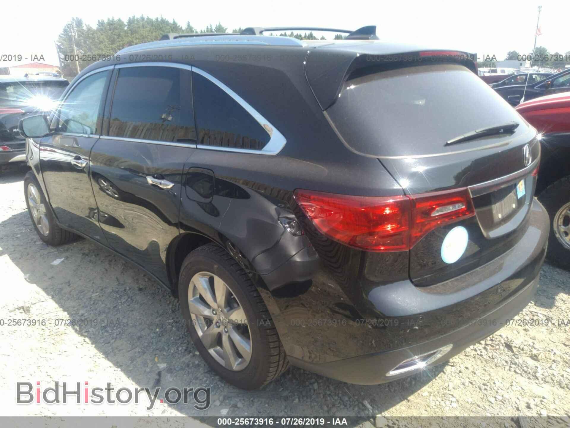 2014 ACURA MDX - VIN: 5FRYD4H81EB039471 - Фото 3