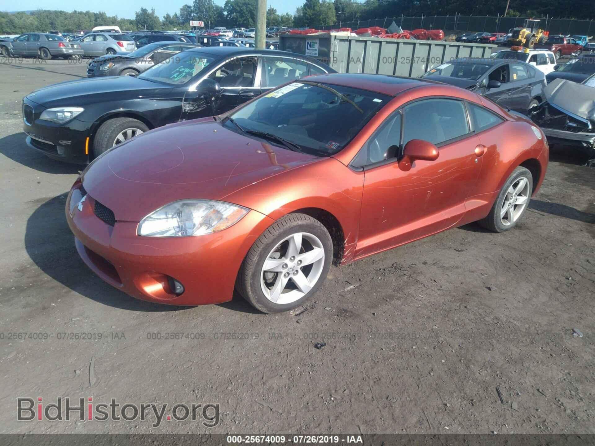 2007 MITSUBISHI ECLIPSE - VIN: 4A3AK24F87E022332 - Фото 2