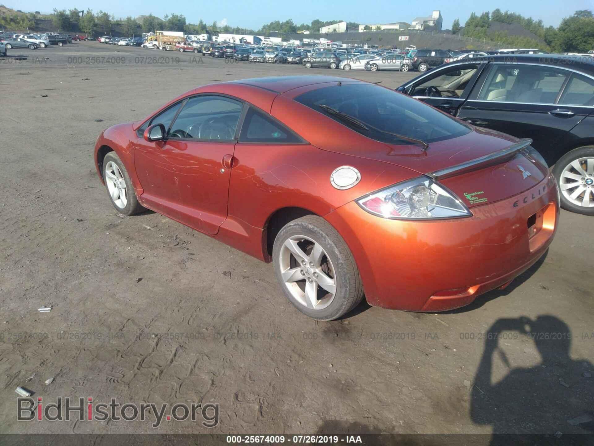 2007 MITSUBISHI ECLIPSE - VIN: 4A3AK24F87E022332 - Фото 3
