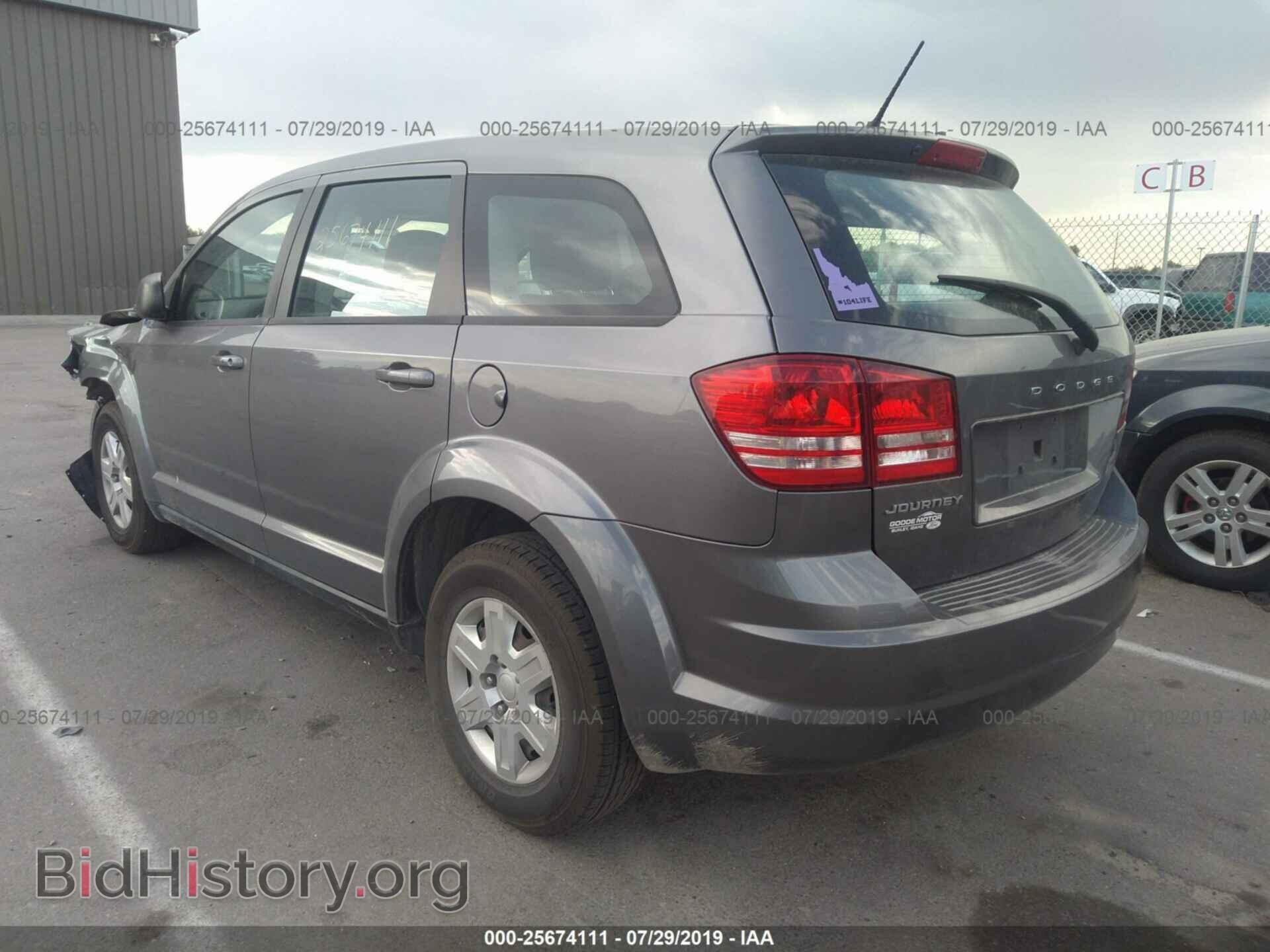 2012 DODGE JOURNEY - VIN: 3C4PDCAB3CT269850 - Фото 3