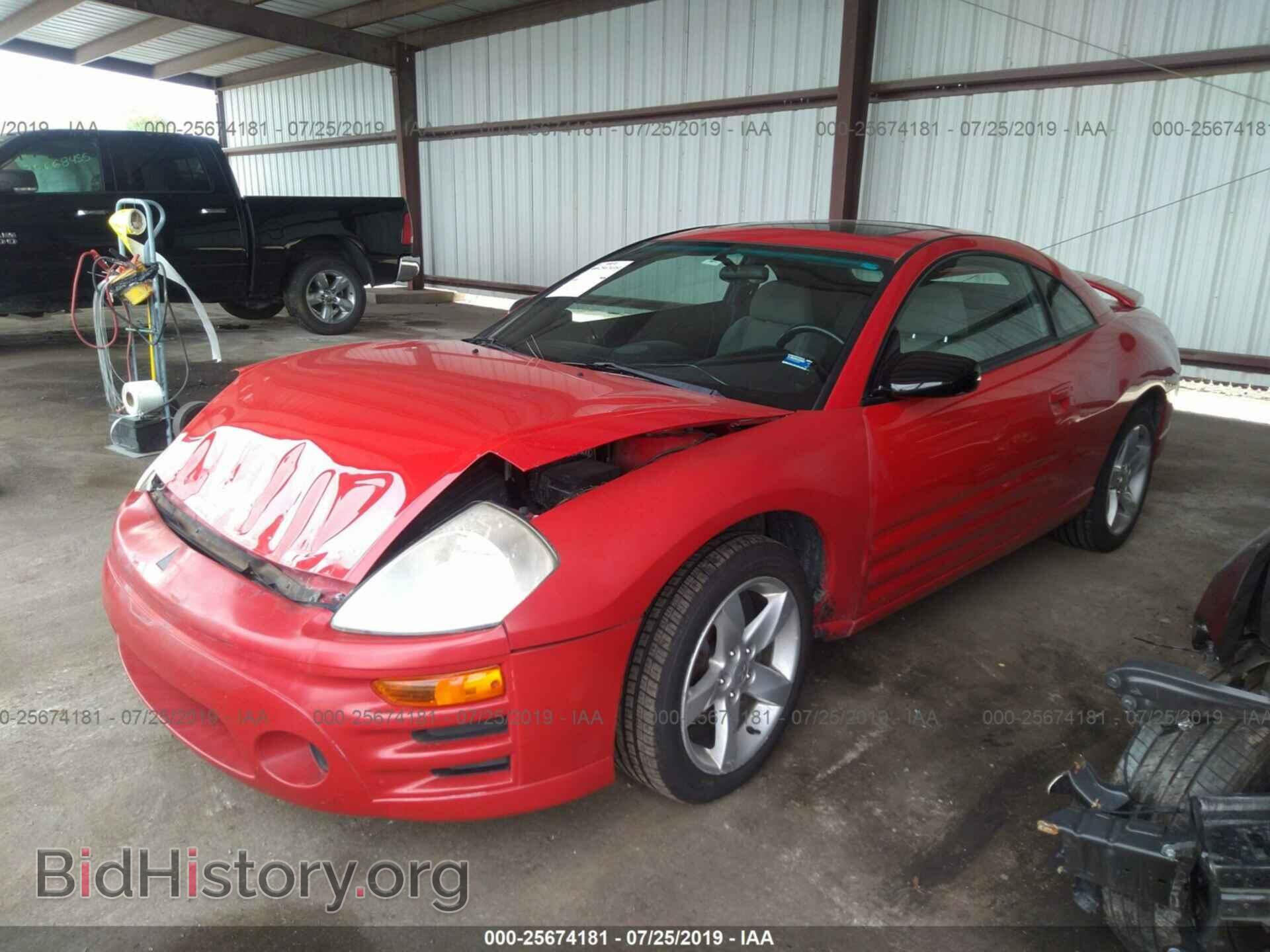 2003 MITSUBISHI ECLIPSE - VIN: 4A3AC44G93E172428 - Фото 2