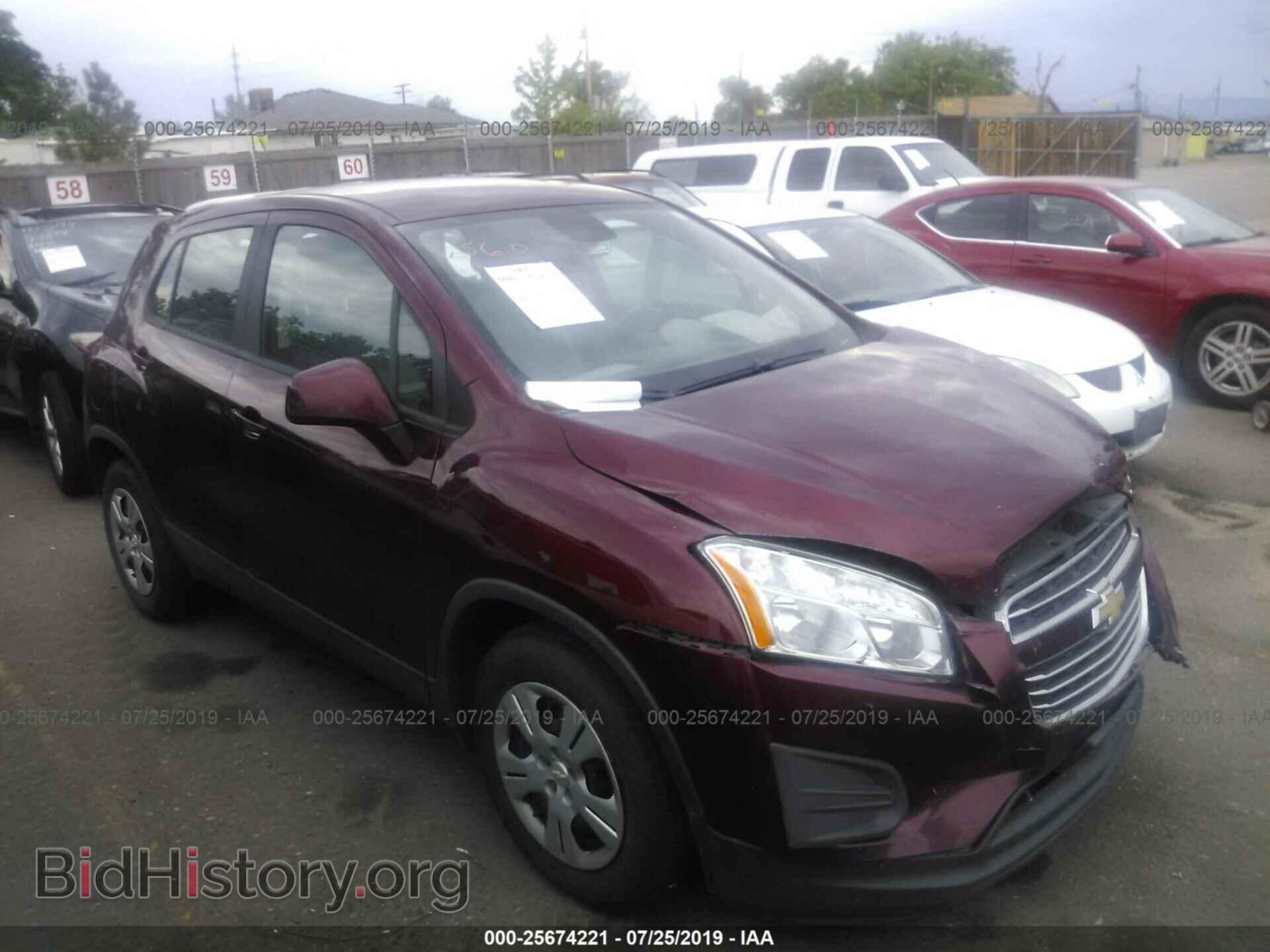 Photo 3GNCJKSB3GL263446 - CHEVROLET TRAX 2016