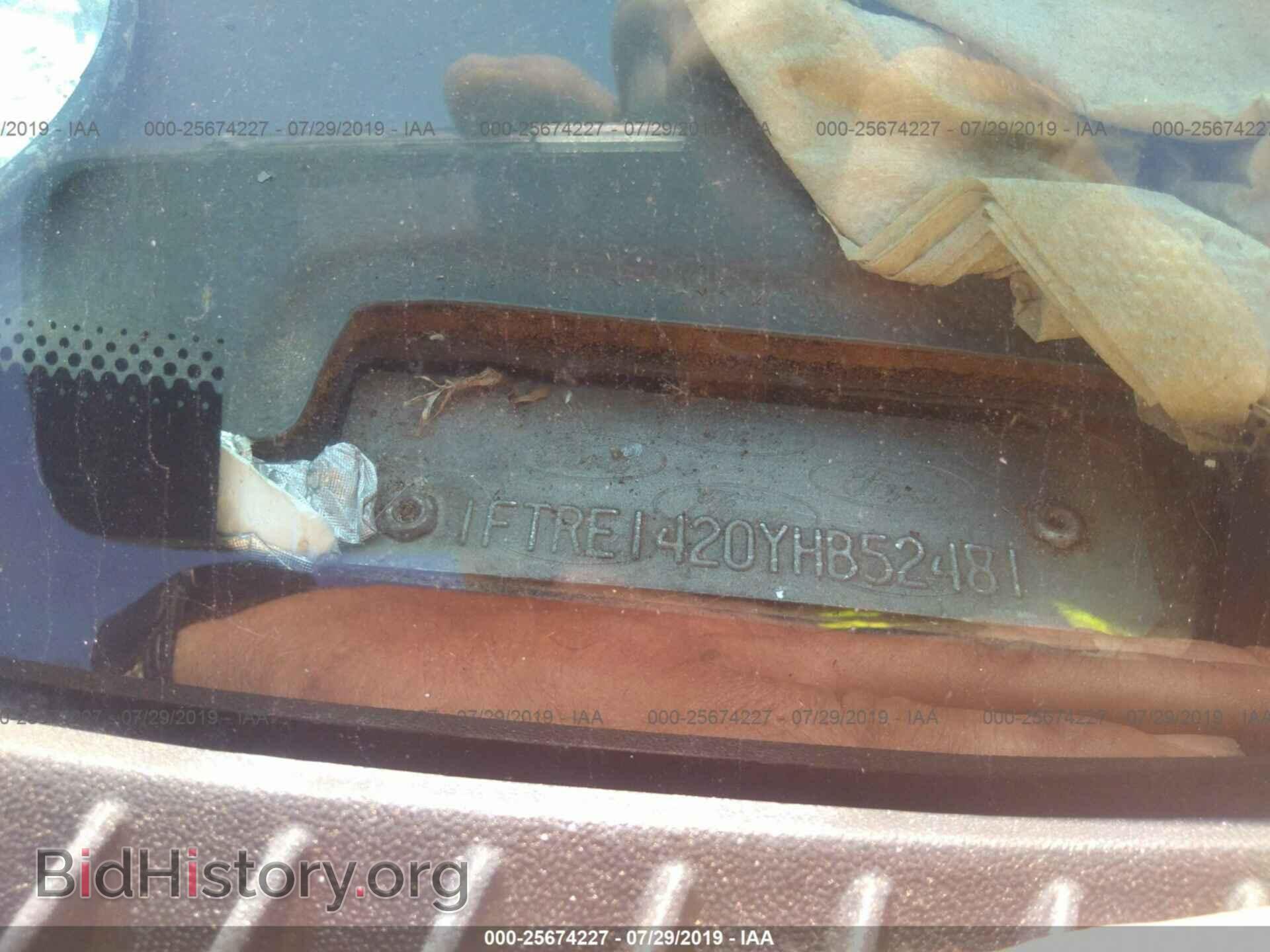 2000 FORD ECONOLINE - VIN: 1FTRE1420YHB52481 - Photo 9