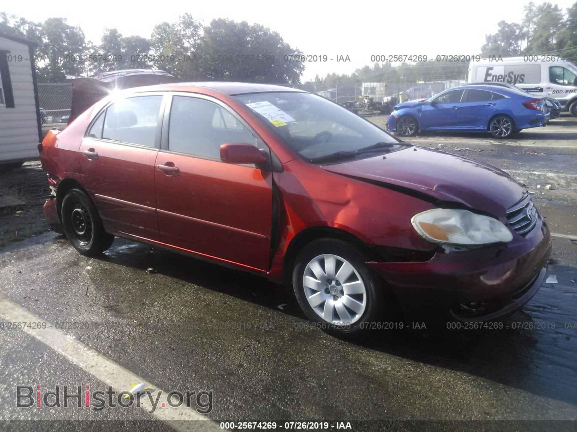 Photo 1NXBR32E13Z007900 - TOYOTA COROLLA 2003