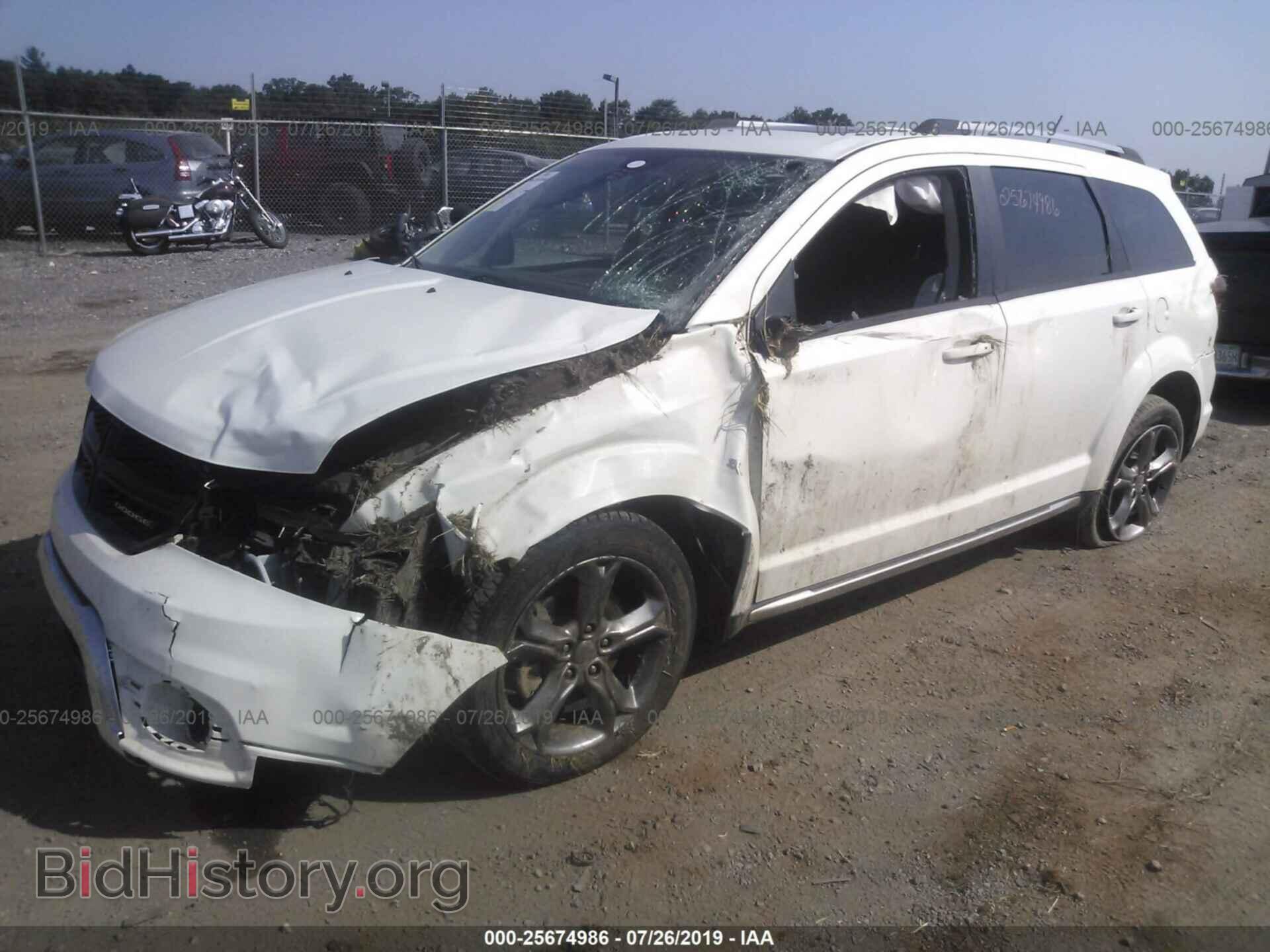 2017 DODGE JOURNEY - VIN: 3C4PDCGG6HT625847 - Фото 2