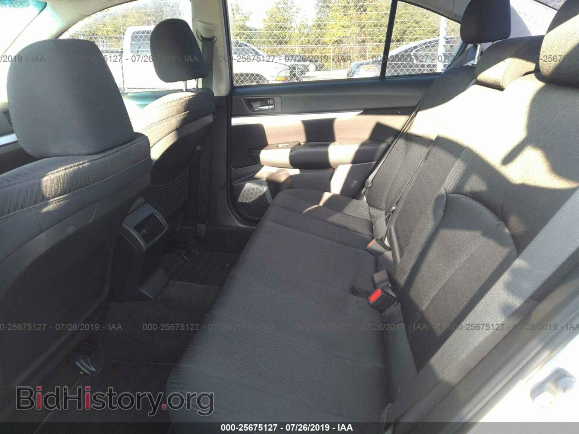 2012 SUBARU LEGACY - VIN: 4S3BMBA64C3039253 - Фото 8