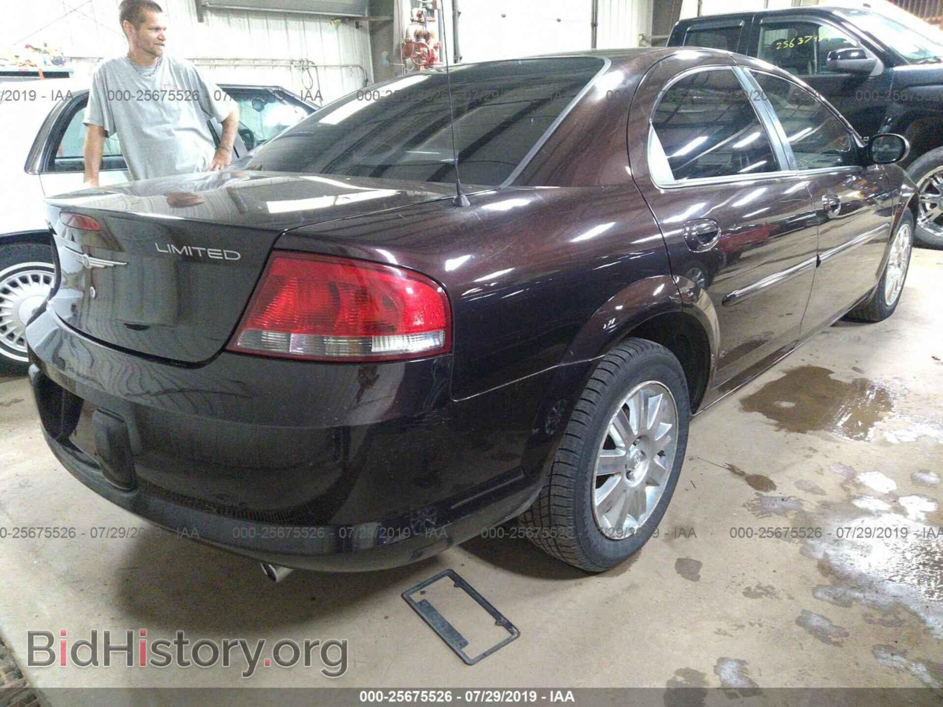 2004 CHRYSLER SEBRING - VIN: 1C3EL66R94N218800 - Фото 4