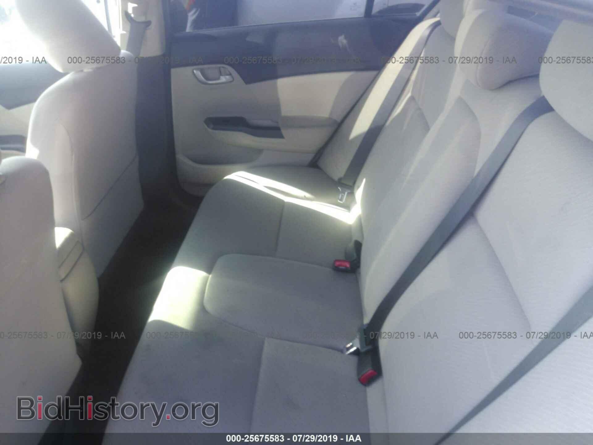 2013 HONDA CIVIC - VIN: 19XFB2F52DE270511 - Фото 8