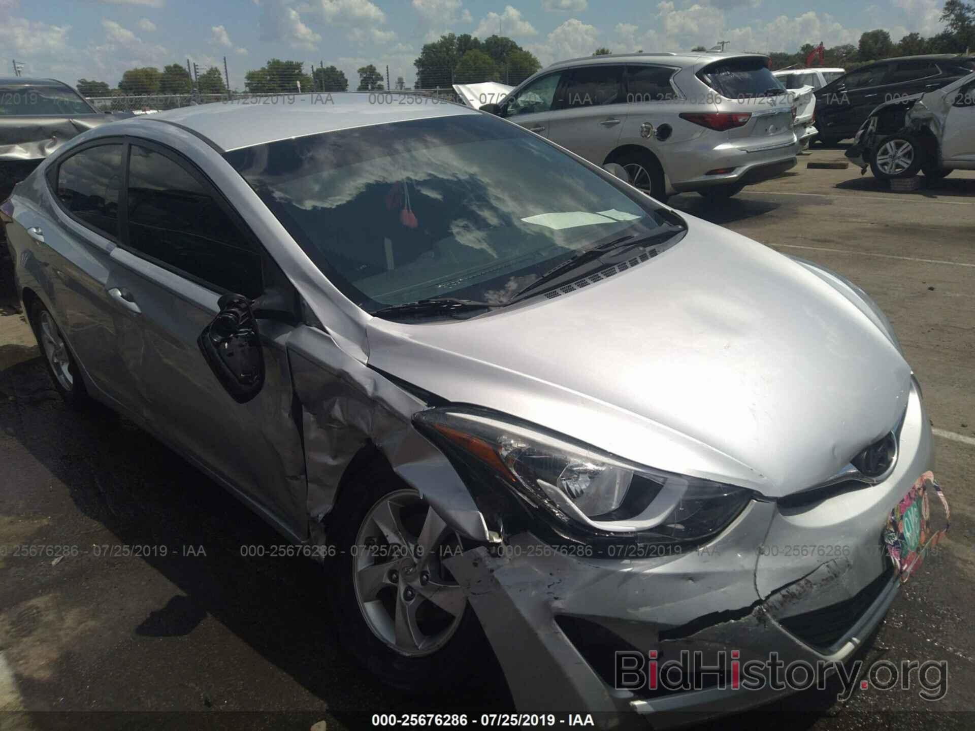 Photo 5NPDH4AE4EH521924 - HYUNDAI ELANTRA 2014