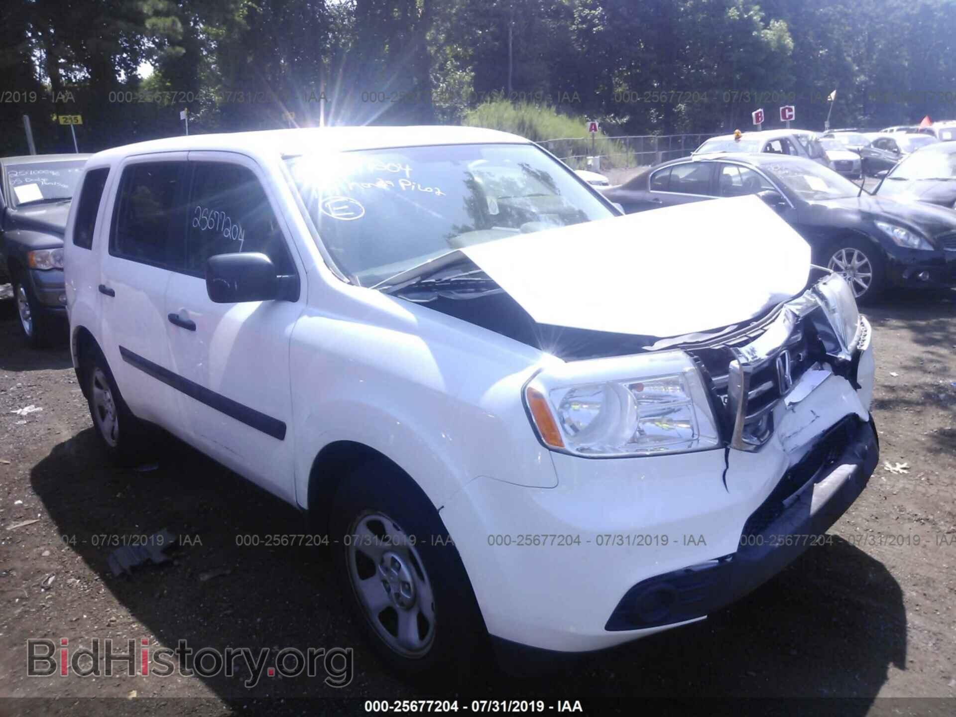 Photo 5FNYF4H29EB057076 - HONDA PILOT 2014