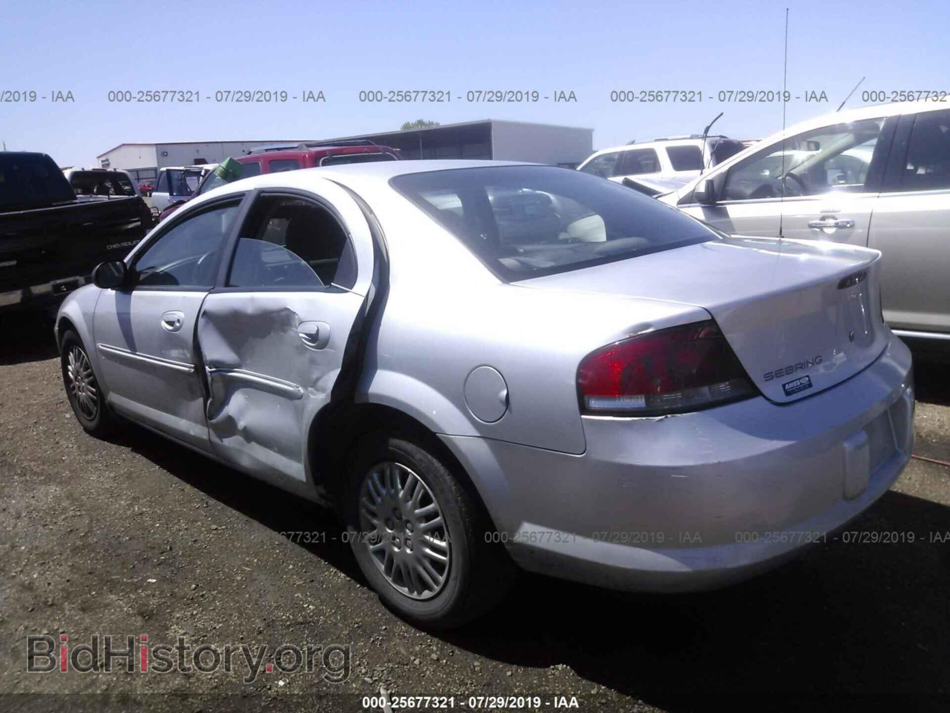 2001 CHRYSLER SEBRING - VIN: 1C3EL46U91N687177 - Фото 3