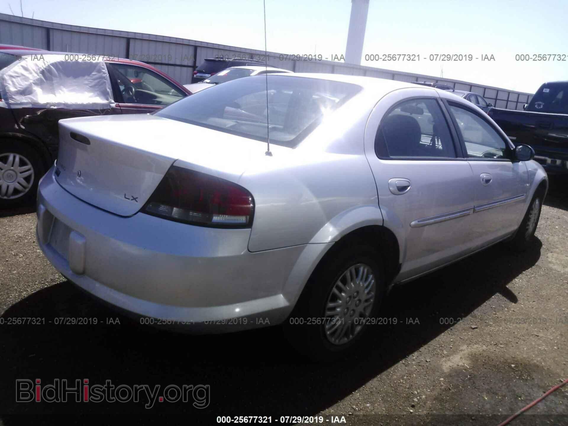 2001 CHRYSLER SEBRING - VIN: 1C3EL46U91N687177 - Фото 4