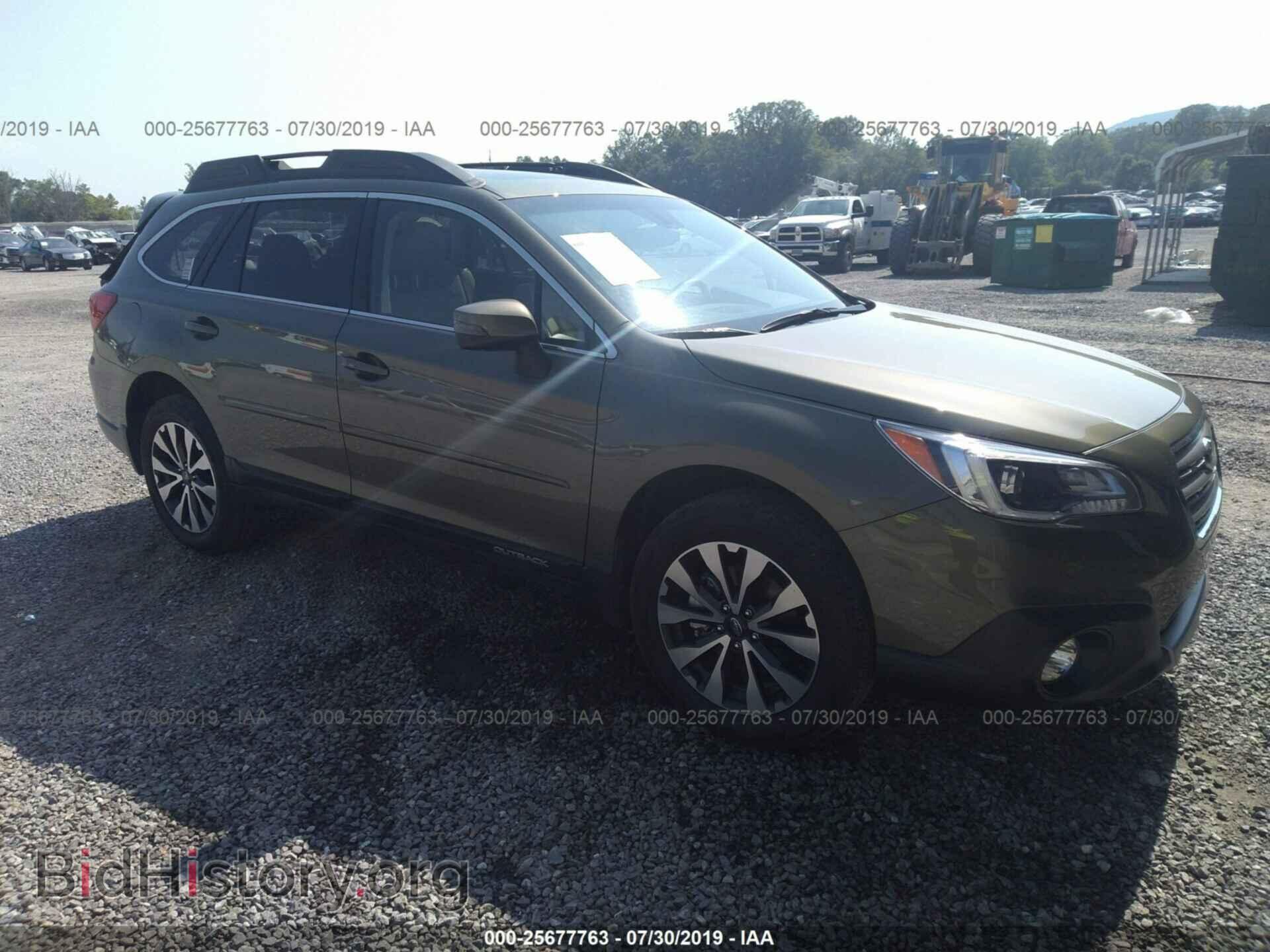 Фотография 4S4BSANC6H3285451 - SUBARU OUTBACK 2017