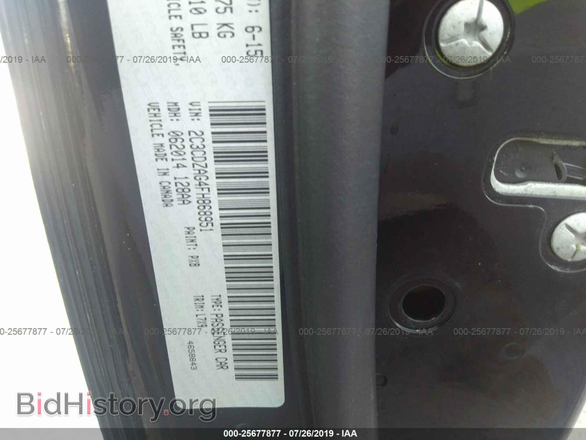 2015 DODGE CHALLENGER - VIN: 2C3CDZAG4FH868951 - Photo 9