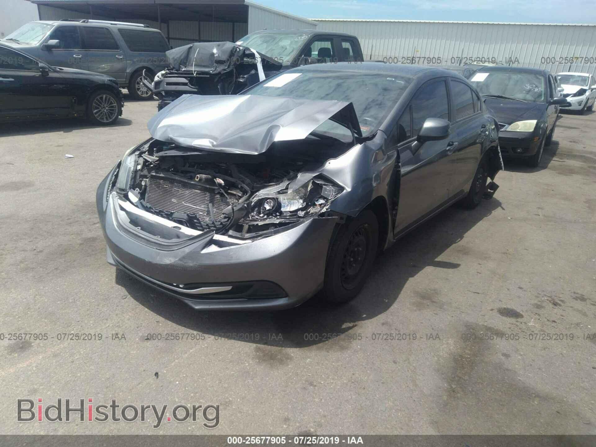 2013 HONDA CIVIC - VIN: 19XFB2F54DE259543 - Фото 2