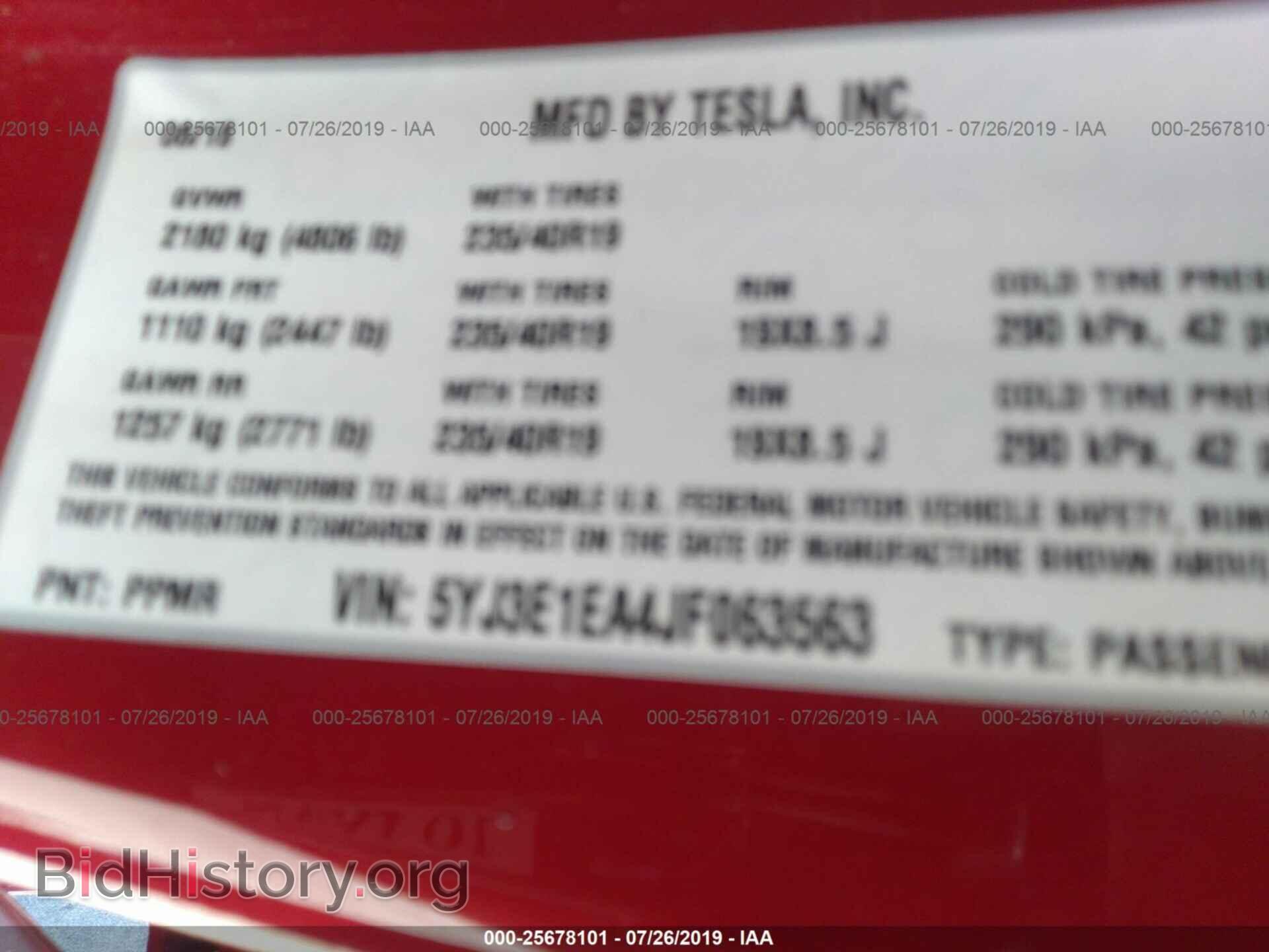 2018 TESLA MODEL 3 - VIN: 5YJ3E1EA4JF063563 - Photo 9