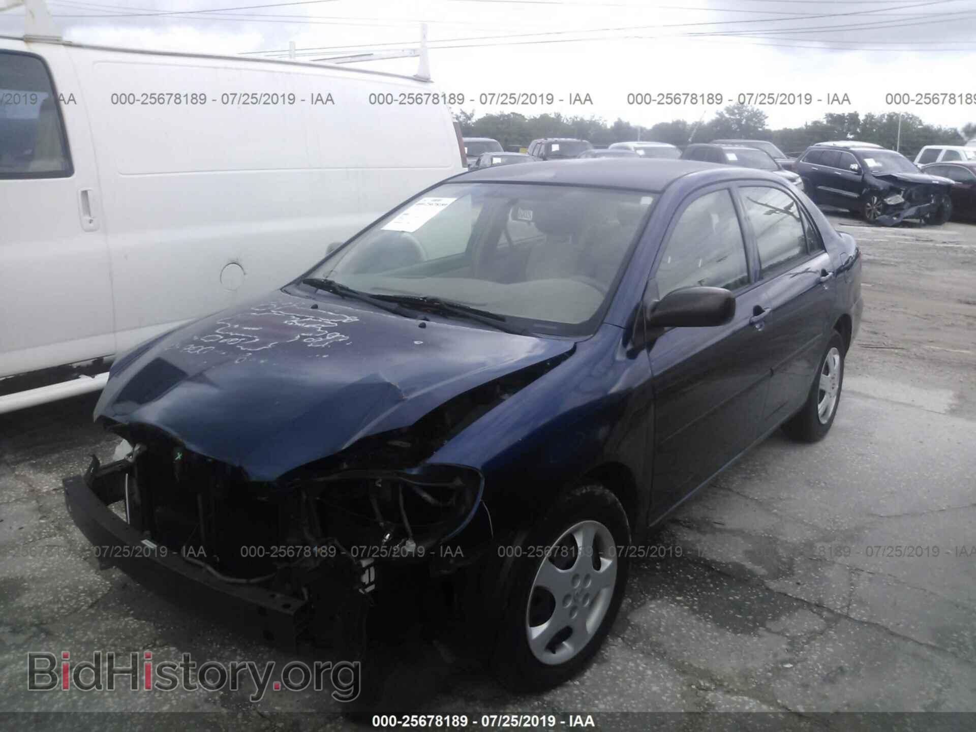 2005 TOYOTA COROLLA - VIN: JTDBR32E552058738 - Фото 2