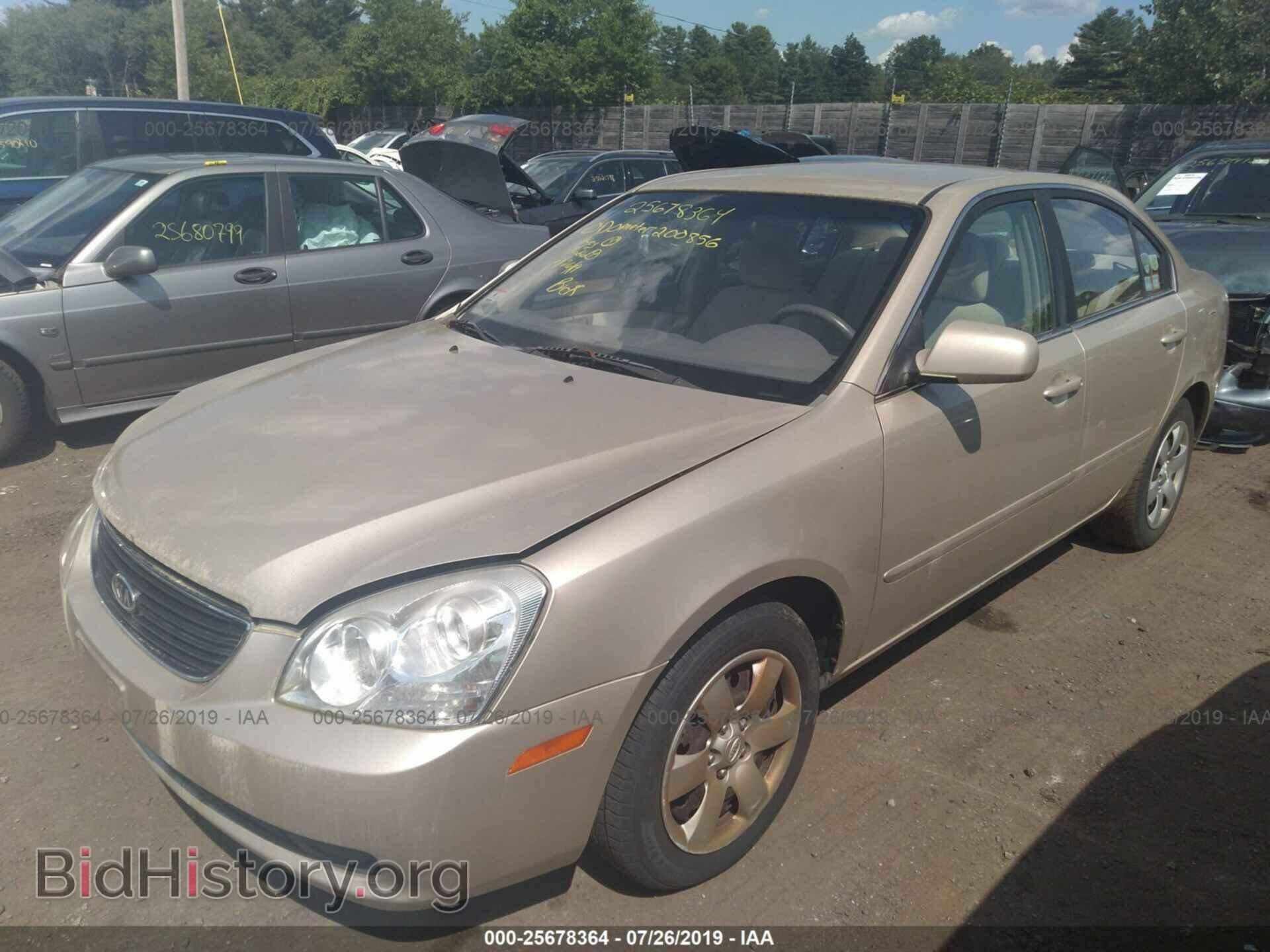 2008 KIA OPTIMA - VIN: KNAGE123X85255313 - Фото 2
