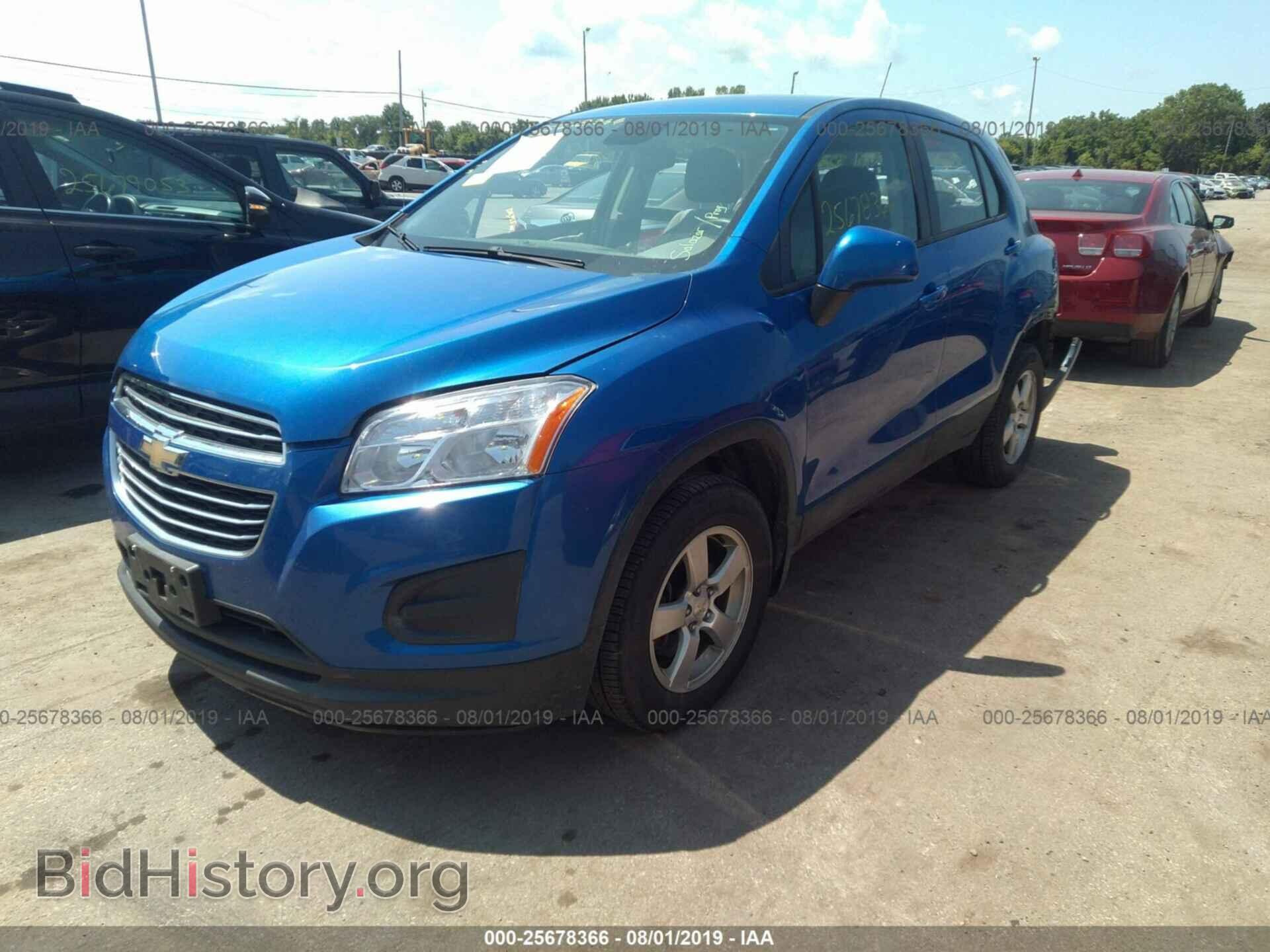 2015 CHEVROLET TRAX - VIN: KL7CJPSB3FB186774 - Фото 2