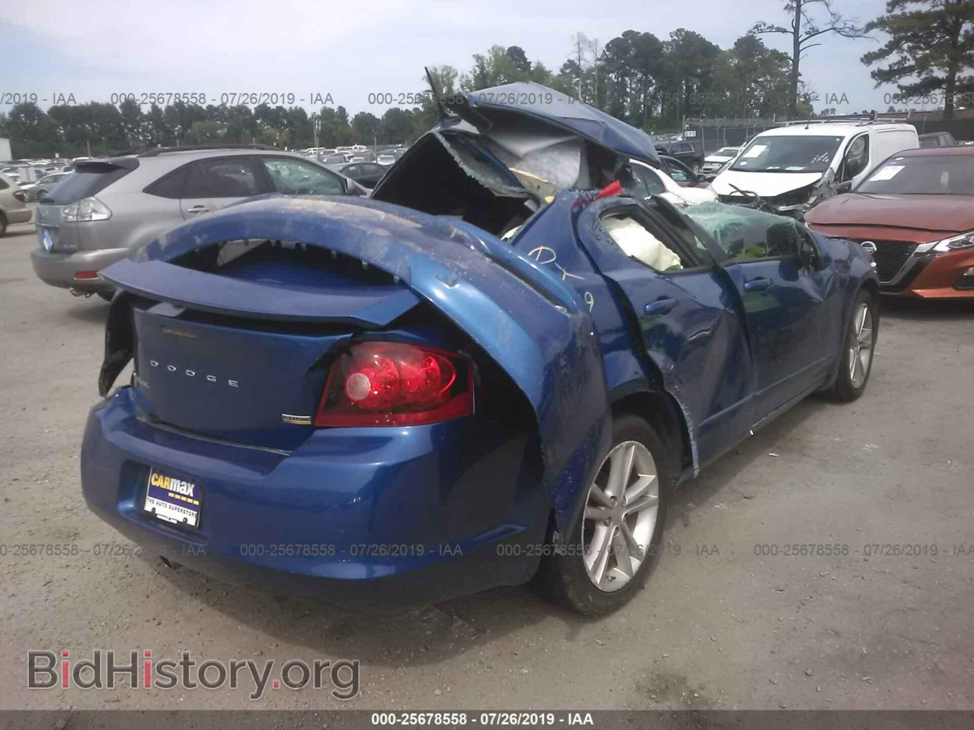 2012 DODGE AVENGER - VIN: 1C3CDZEG7CN251668 - Фото 4