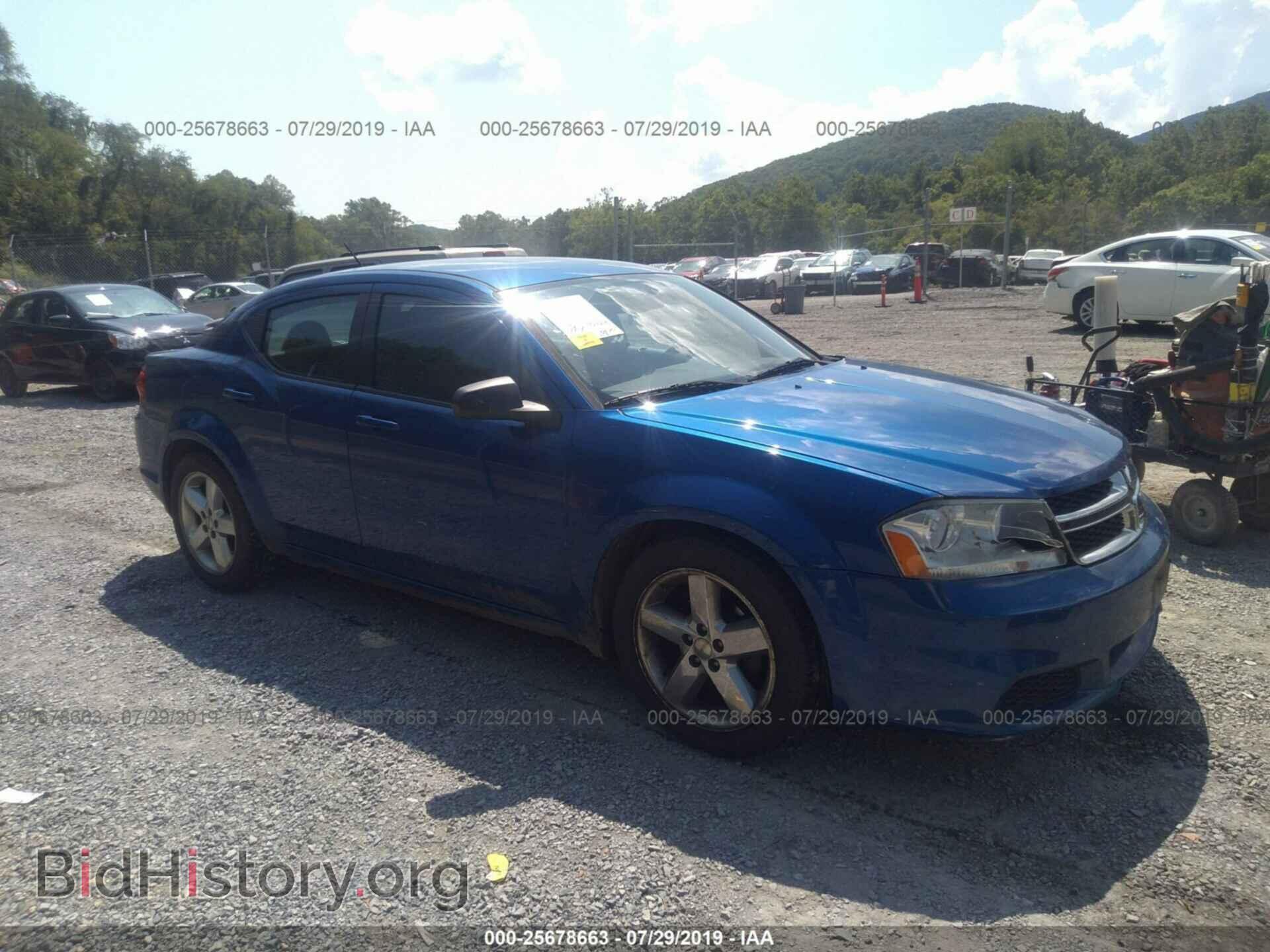 Photo 1C3CDZAB8DN710945 - DODGE AVENGER 2013