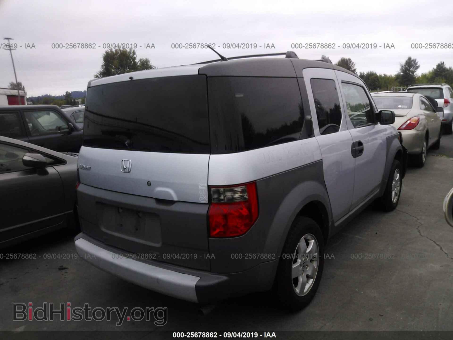 2003 HONDA ELEMENT - VIN: 5J6YH28583L045482 - Фото 4