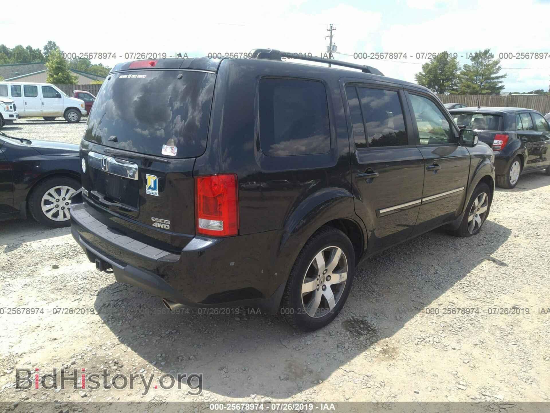 2012 HONDA PILOT - VIN: 5FNYF4H97CB019596 - Фото 4