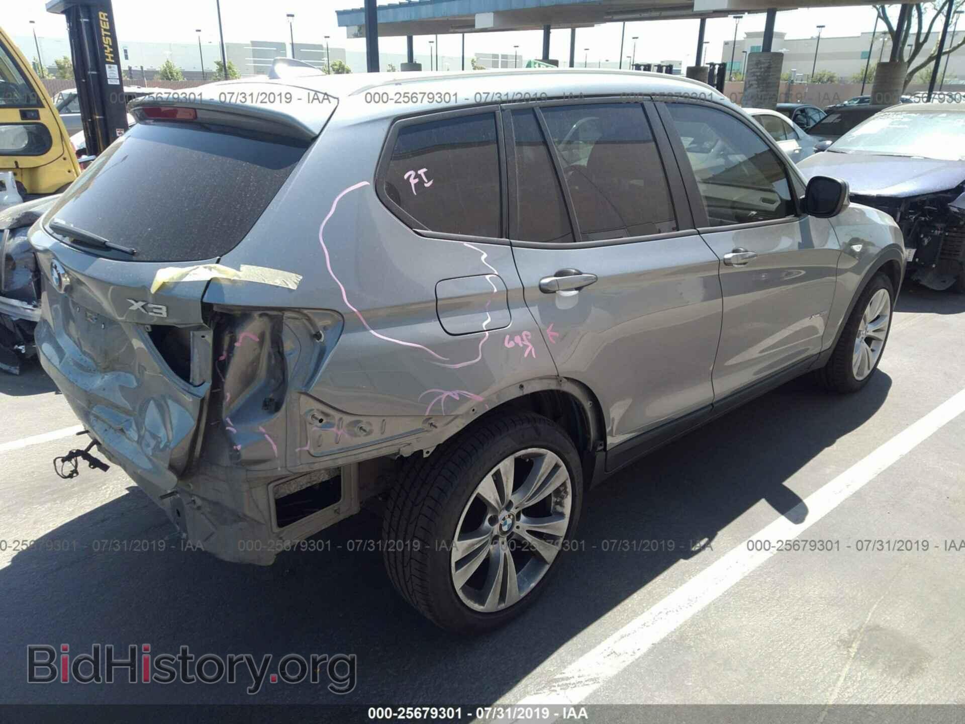 2014 BMW X3 - VIN: 5UXWX7C58E0E76009 - Фото 4