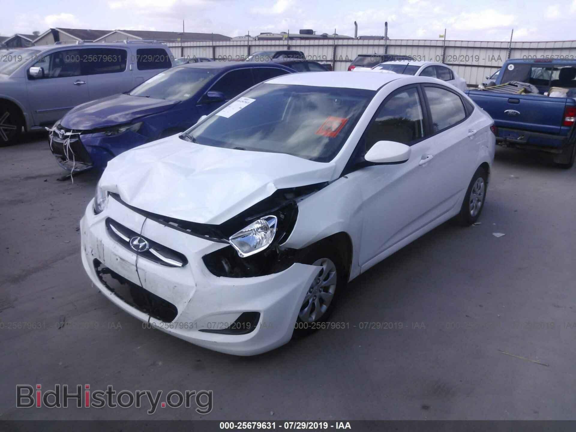 2016 HYUNDAI ACCENT - VIN: KMHCT4AE8GU027645 - Фото 2