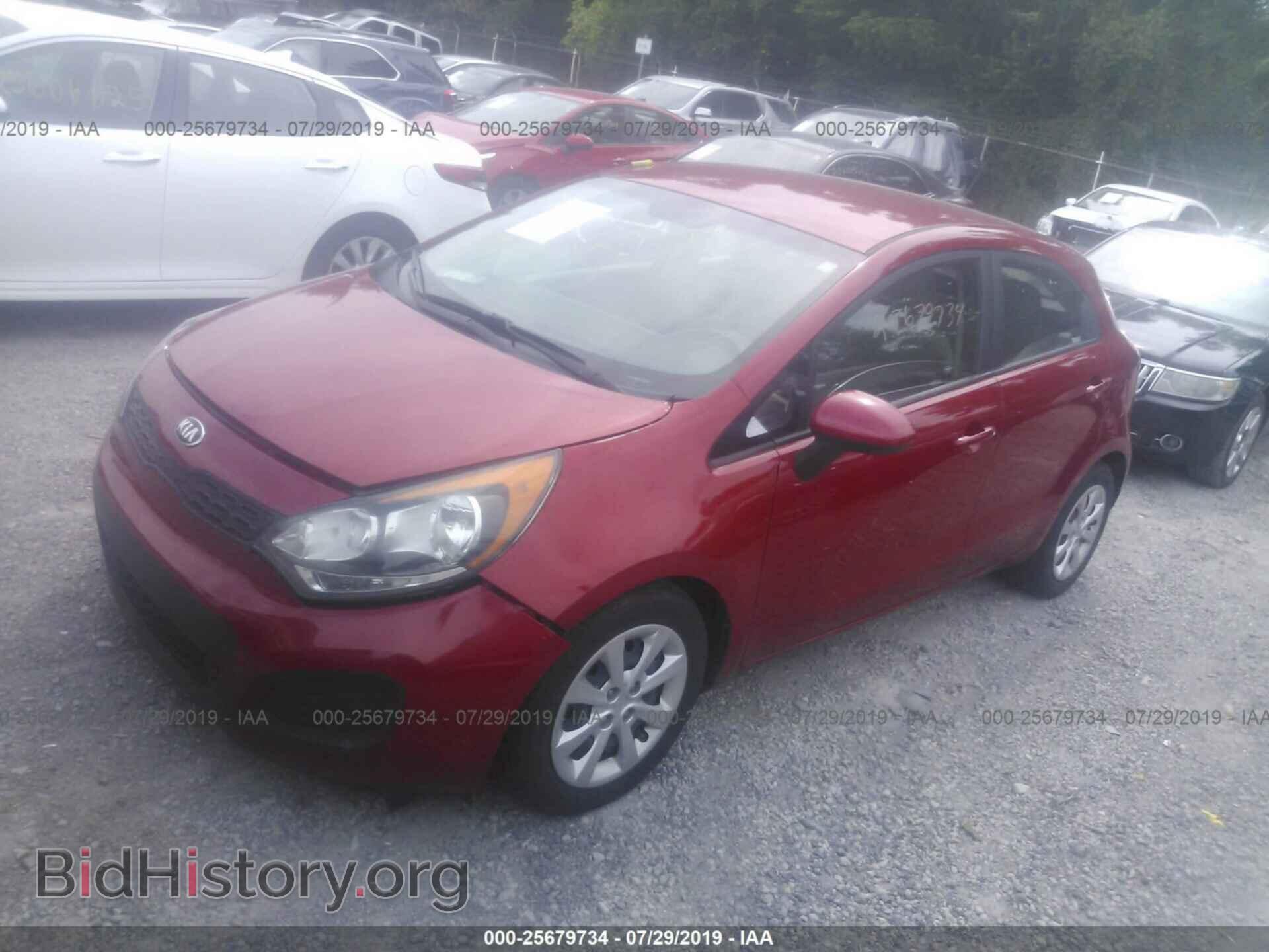 2015 KIA RIO - VIN: KNADM5A36F6460164 - Фото 2