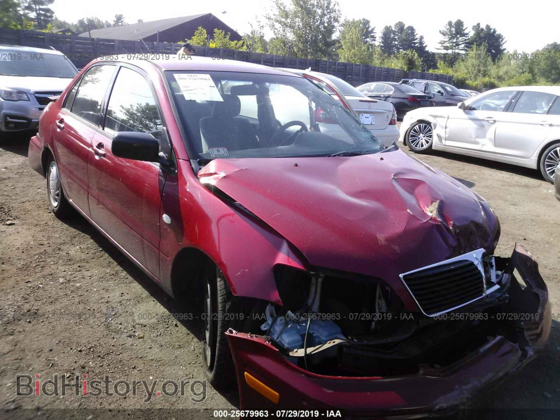 Photo JA3AJ26E53U093626 - MITSUBISHI LANCER 2003