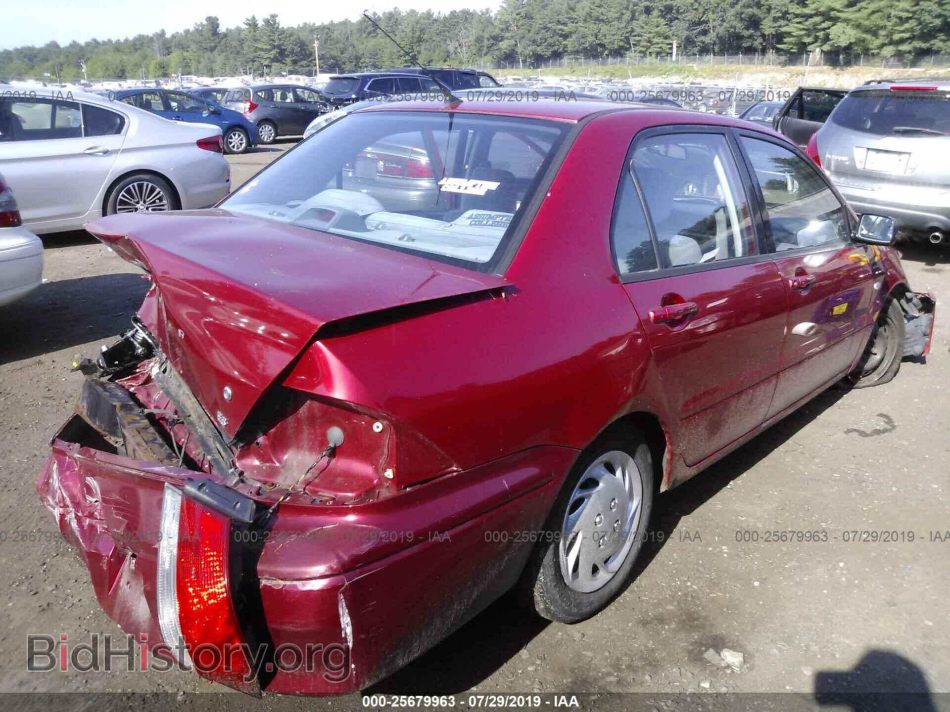 2003 MITSUBISHI LANCER - VIN: JA3AJ26E53U093626 - Фото 4