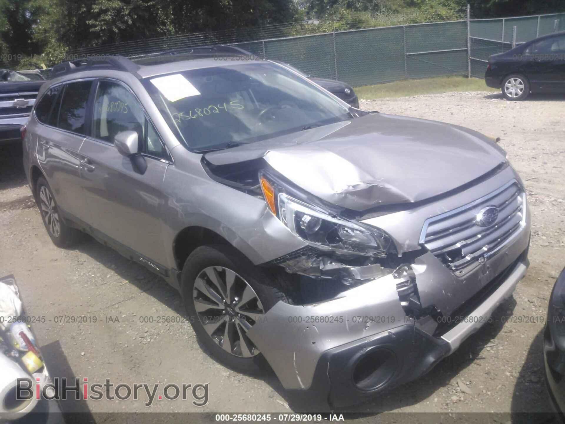Фотография 4S4BSANC5F3332272 - SUBARU OUTBACK 2015