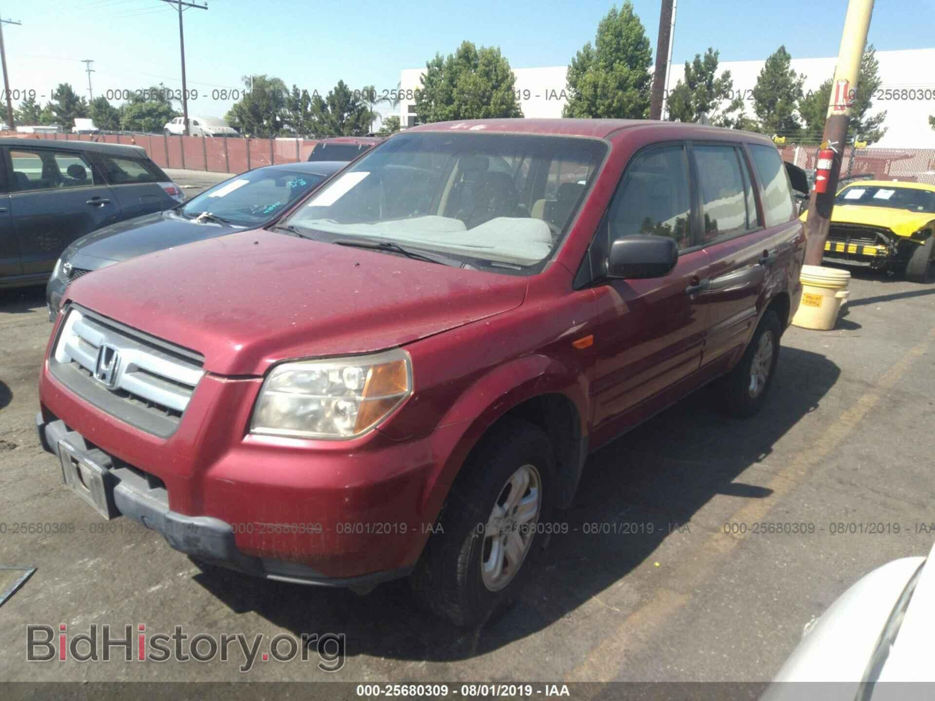 2006 HONDA PILOT - VIN: 5FNYF28176B044680 - Фото 2