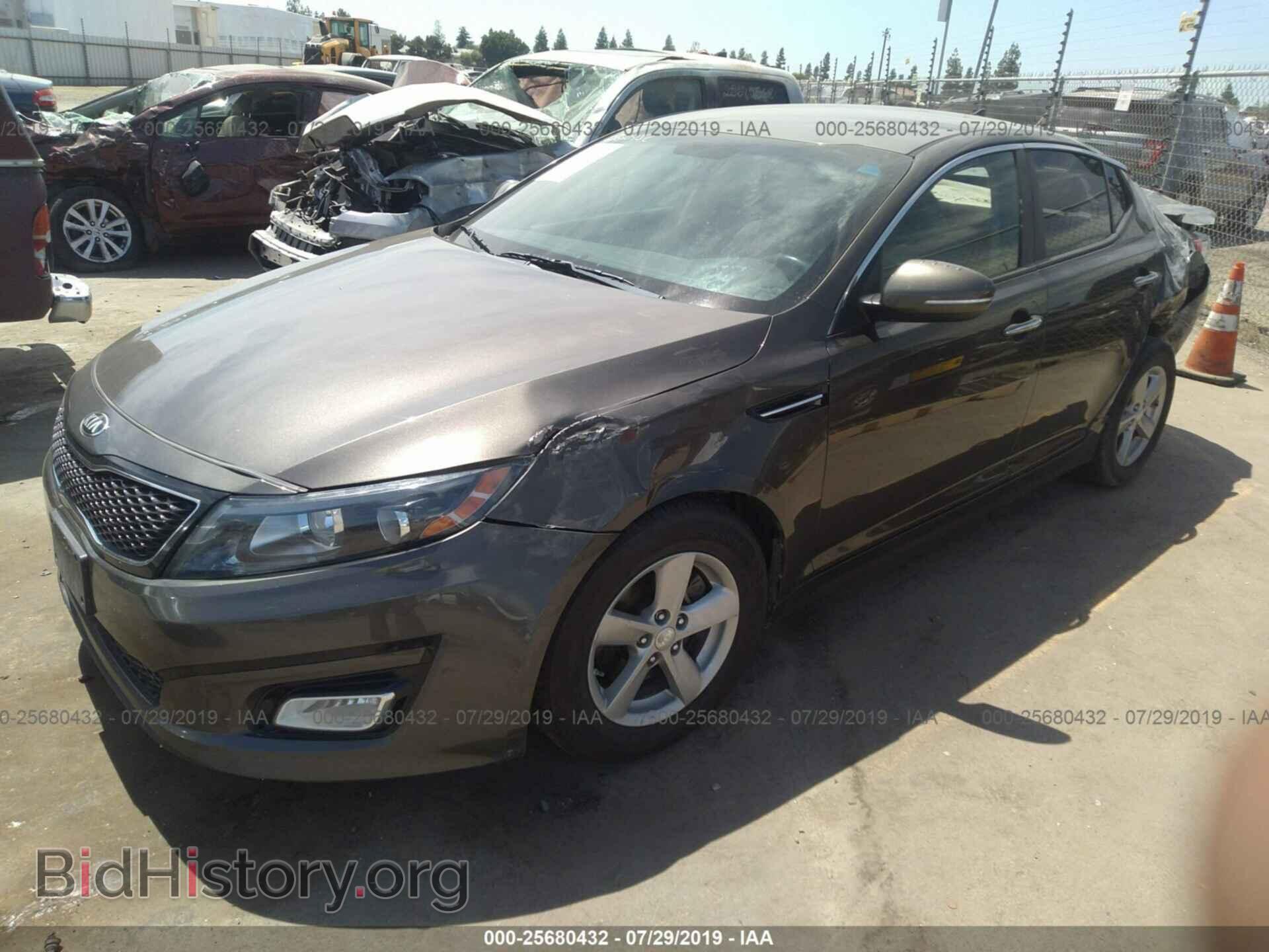 2014 KIA OPTIMA - VIN: 5XXGM4A76EG332567 - Фото 2