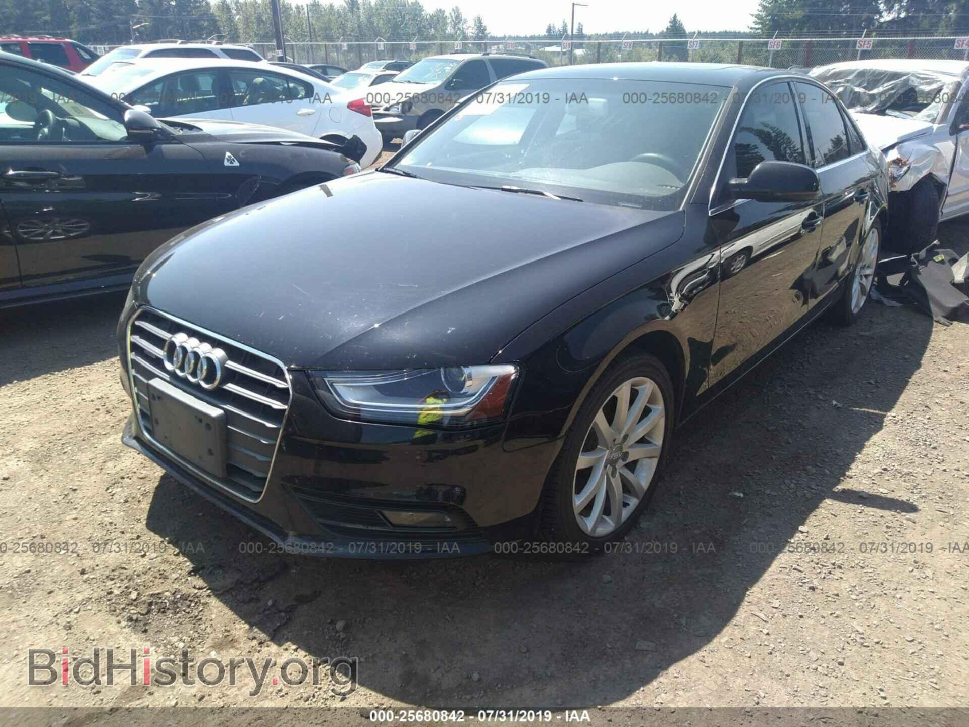 2013 AUDI A4 - VIN: WAUFFAFL9DN004618 - Фото 2