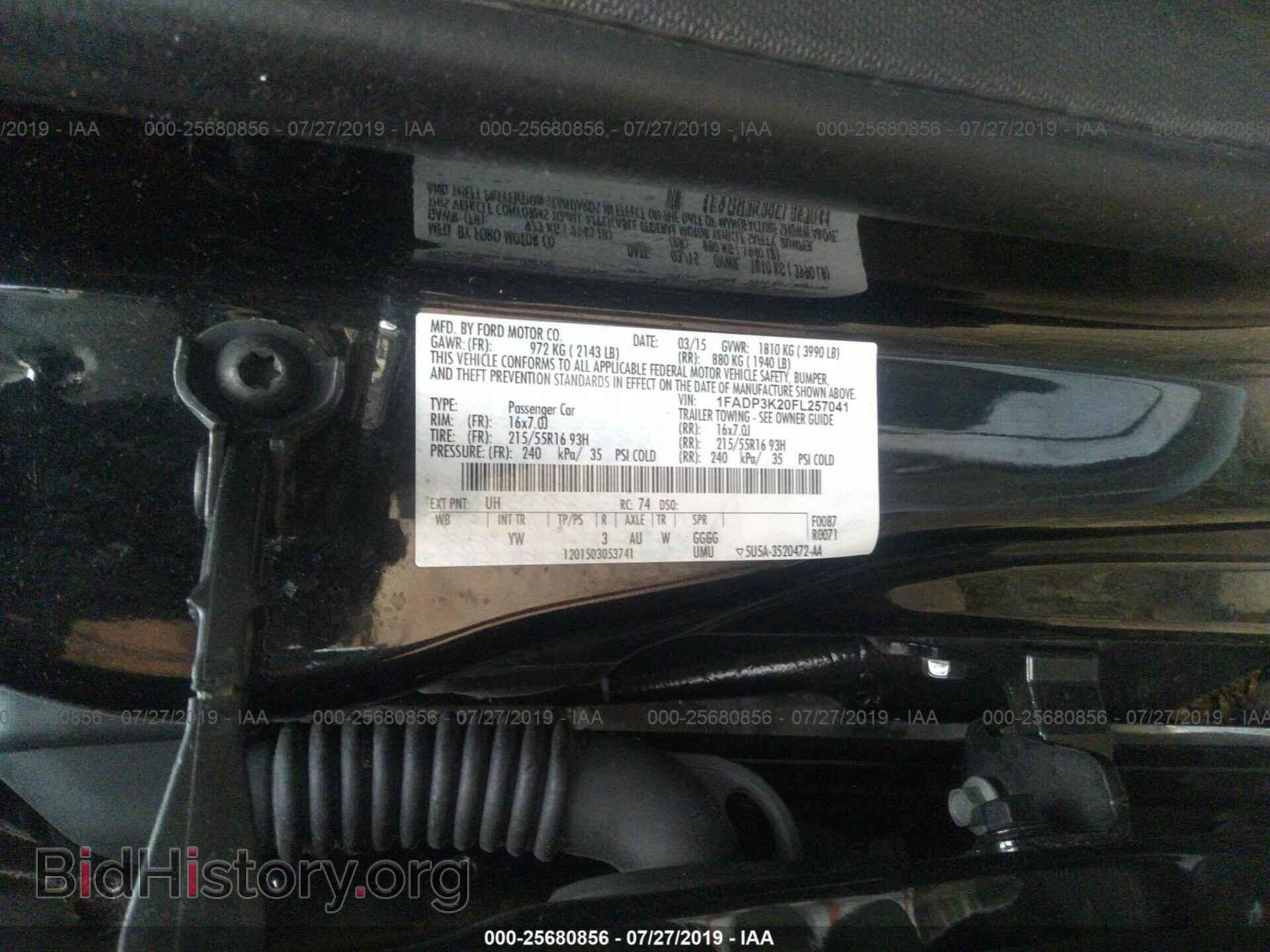 2015 FORD FOCUS - VIN: 1FADP3K20FL257041 - Photo 9