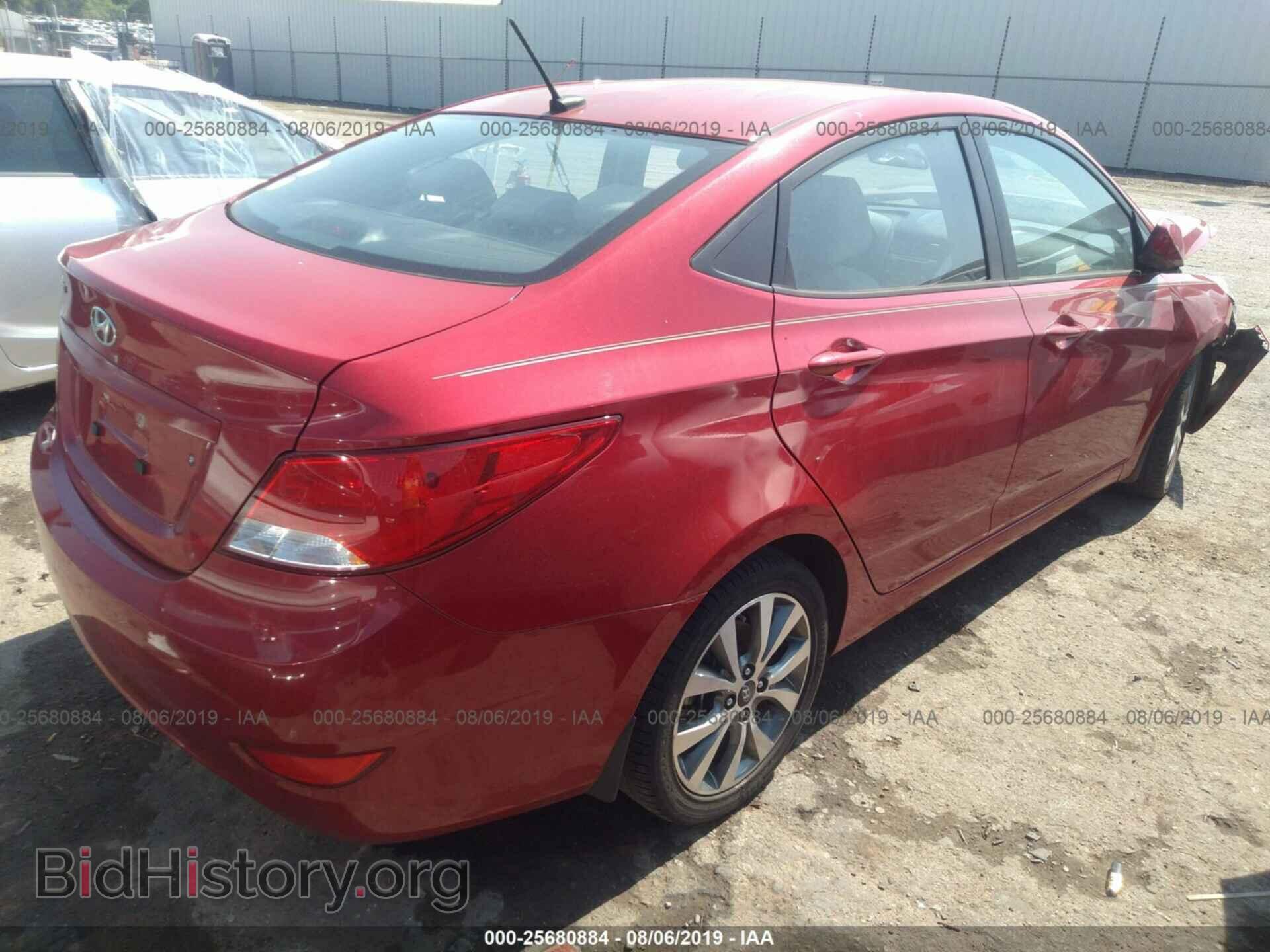 2016 HYUNDAI ACCENT - VIN: KMHCU4AE8GU113972 - Фото 4