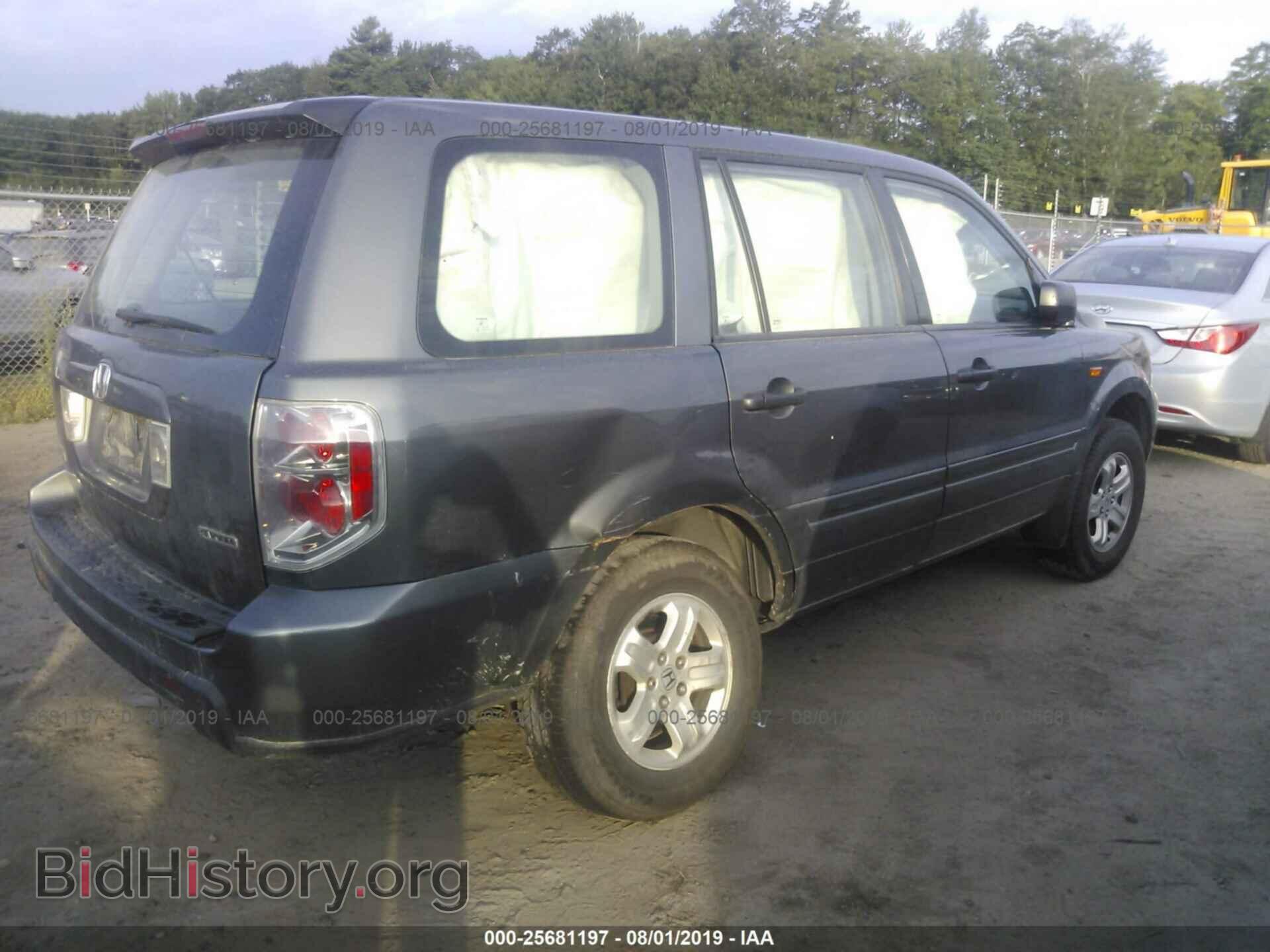 2007 HONDA PILOT - VIN: 2HKYF18127H528608 - Фото 4
