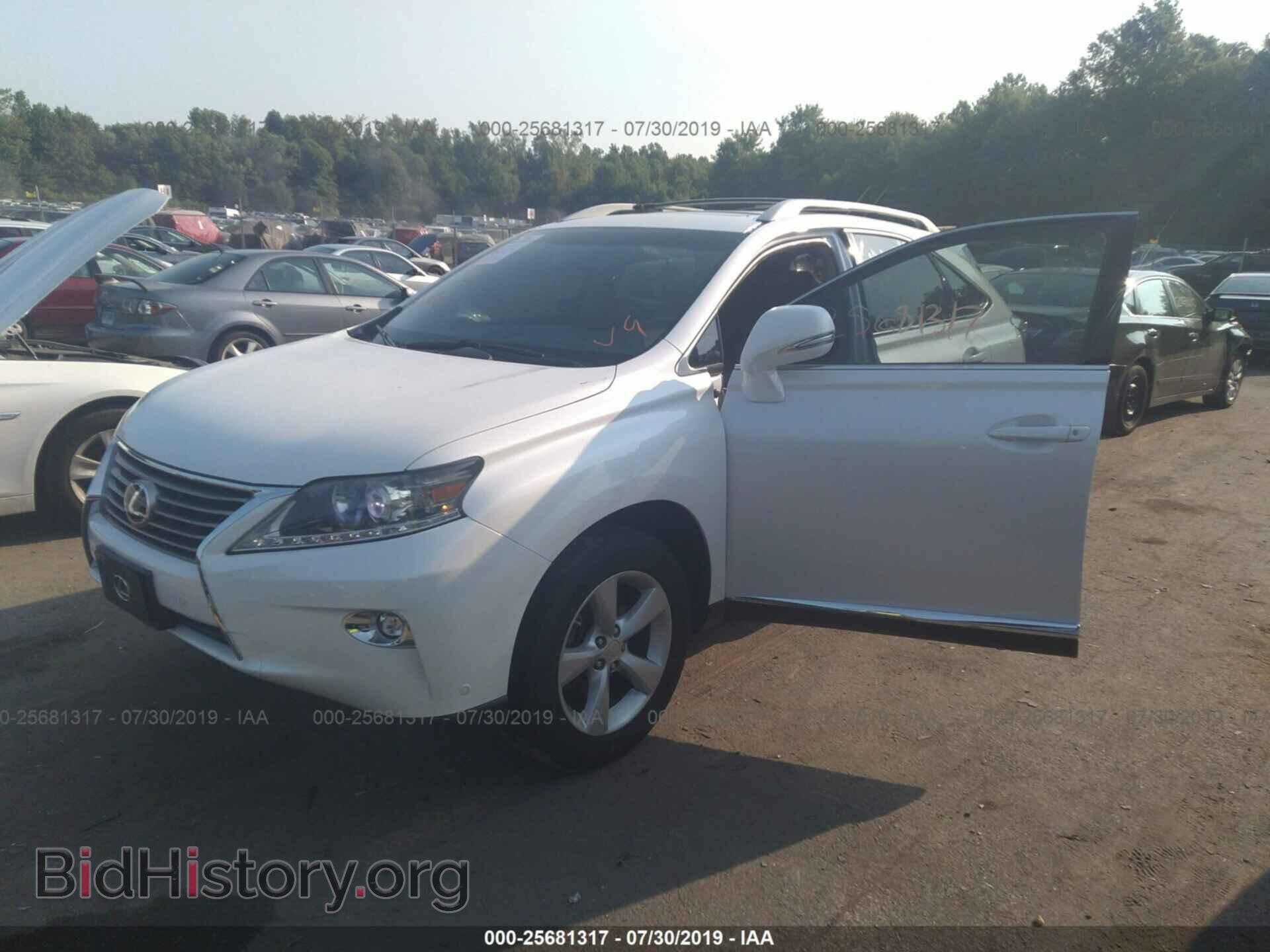 2015 LEXUS RX - VIN: 2T2BK1BA0FC317270 - Фото 2
