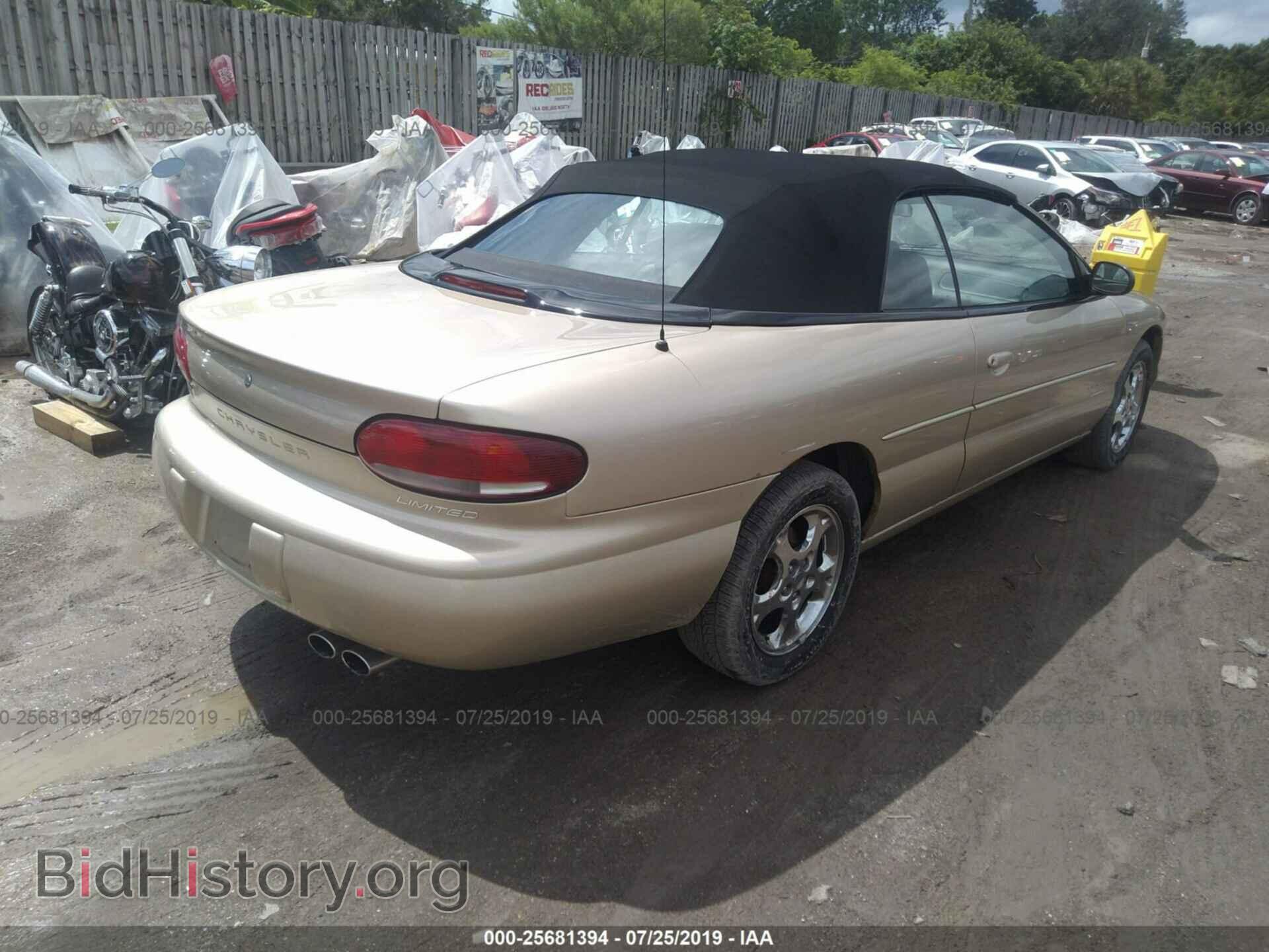 2000 CHRYSLER SEBRING - VIN: 3C3EL55H2YT203077 - Фото 4