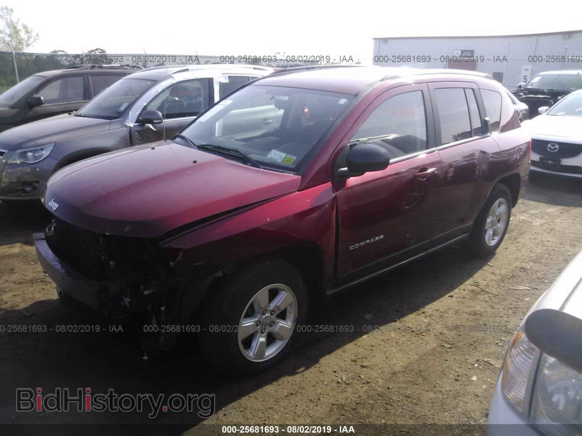2013 JEEP COMPASS - VIN: 1C4NJCBA4DD244114 - Фото 2