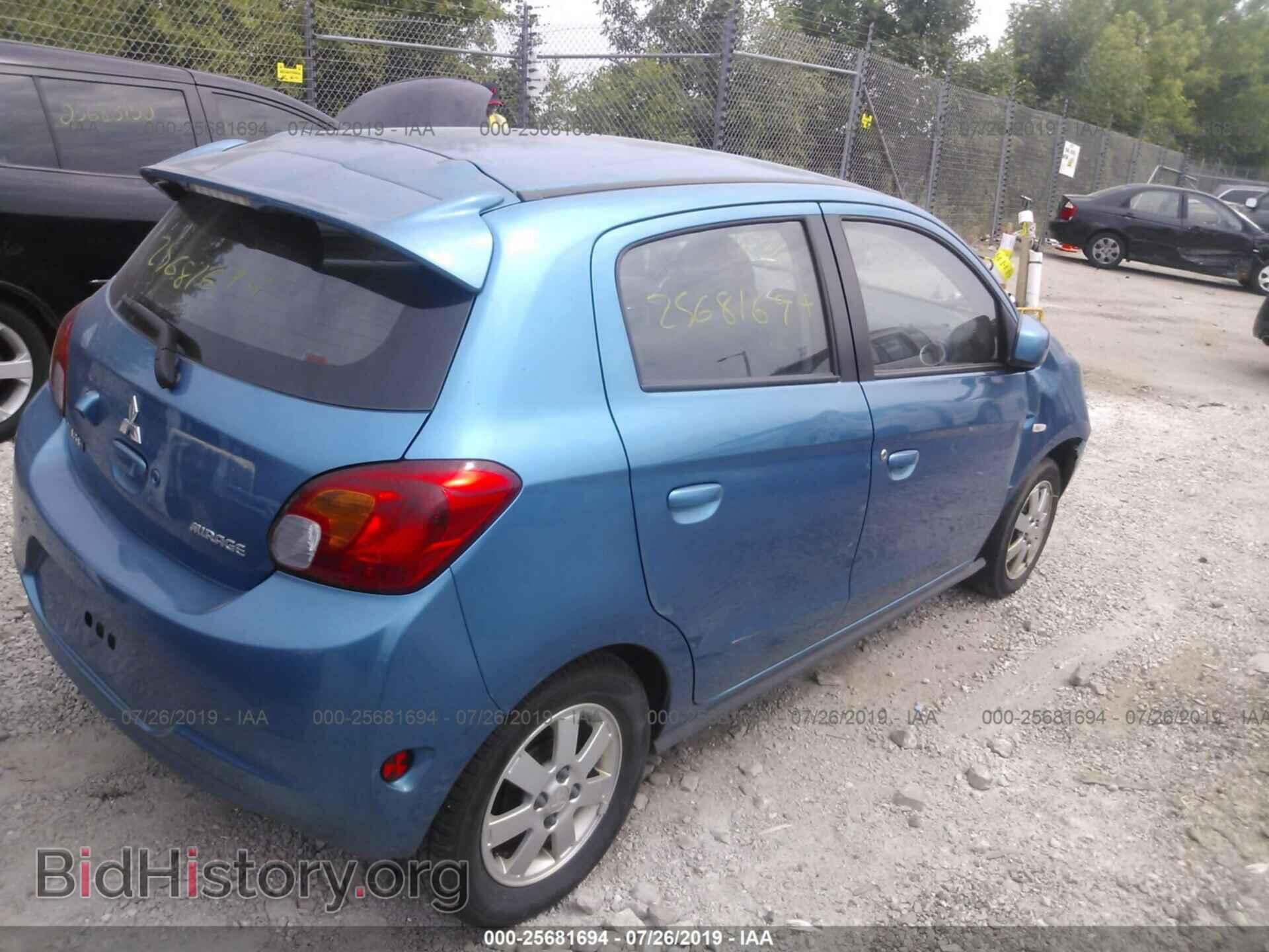 2014 MITSUBISHI MIRAGE - VIN: ML32A4HJXEH025509 - Фото 4