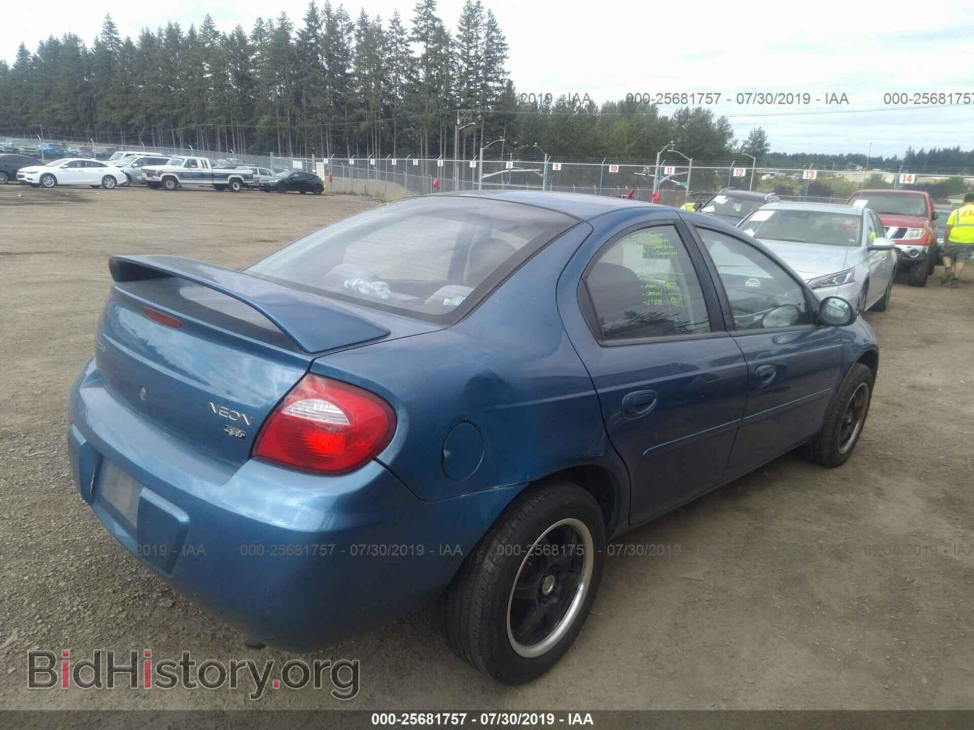 2003 DODGE NEON - VIN: 1B3ES56C33D249468 - Фото 4