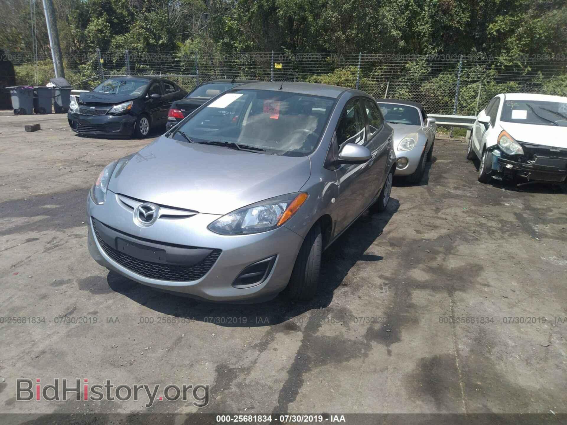 2014 MAZDA MAZDA2 - VIN: JM1DE1KZ7E0182047 - Фото 2