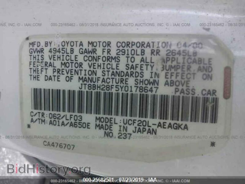 2000 Lexus LS (VIN JT8BH28F5Y0178647) — photo 9 of 10