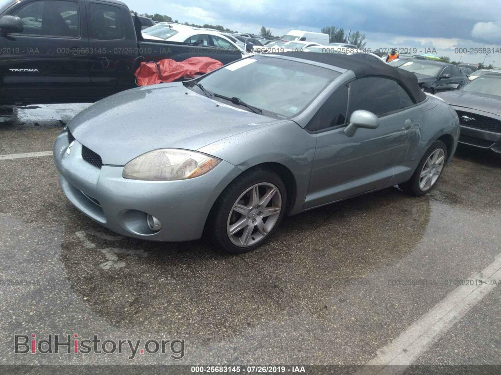 2007 MITSUBISHI ECLIPSE - VIN: 4A3AL35T37E019393 - Фото 2