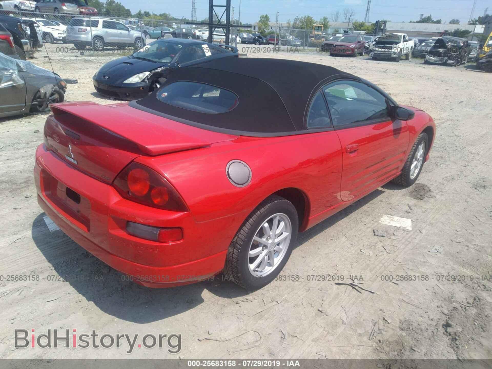 2001 MITSUBISHI ECLIPSE - VIN: 4A3AE45G91E183306 - Photo 4