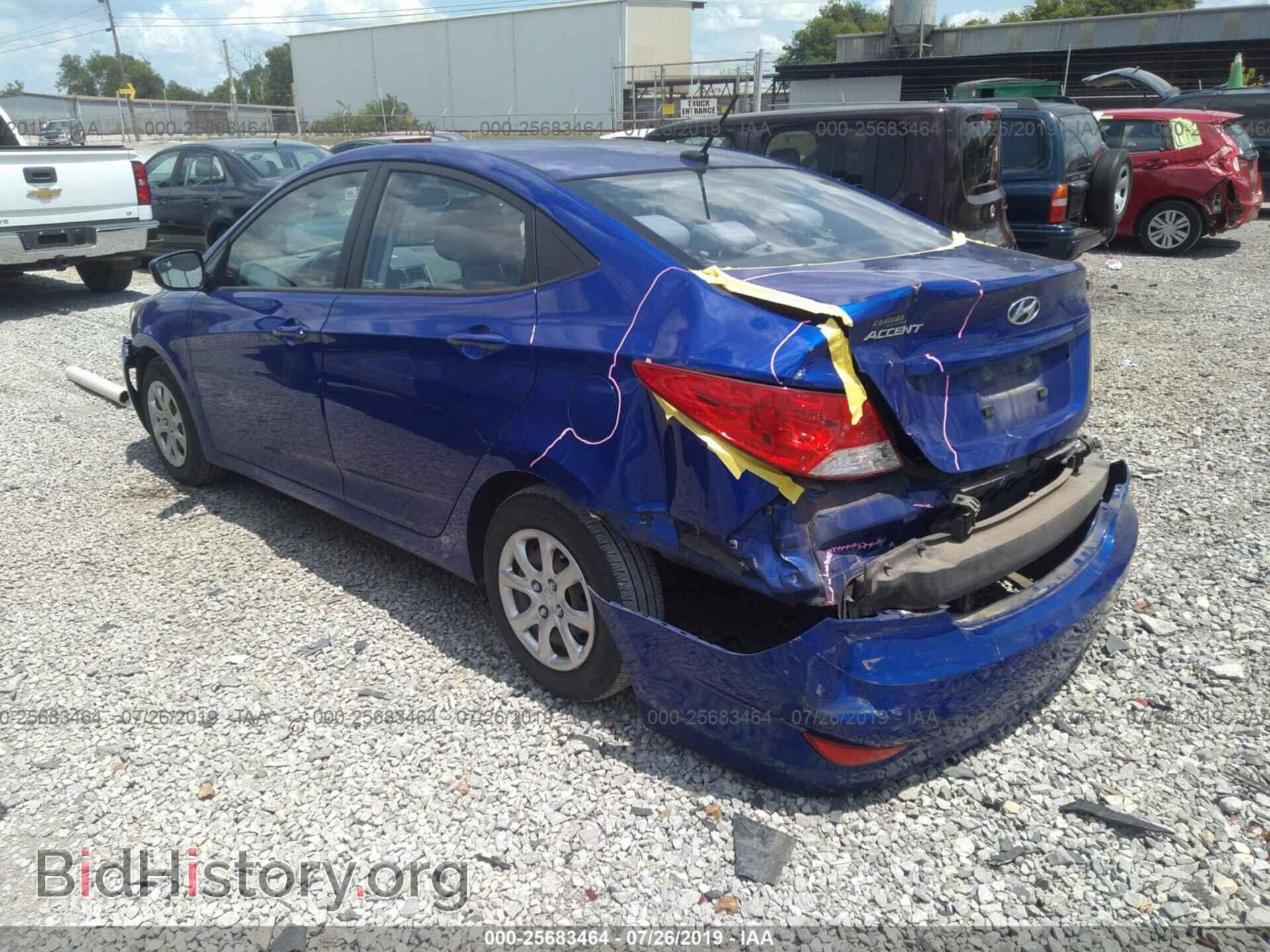 2014 HYUNDAI ACCENT - VIN: KMHCT4AE2EU723270 - Фото 3