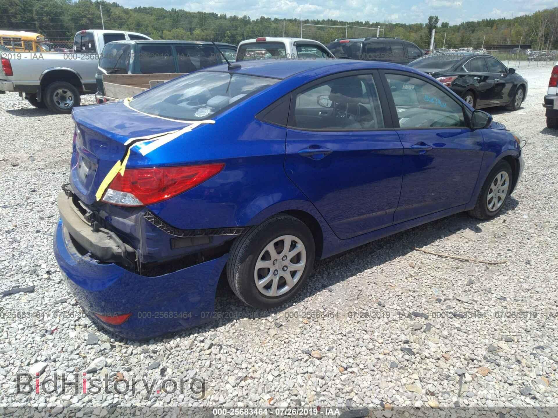 2014 HYUNDAI ACCENT - VIN: KMHCT4AE2EU723270 - Фото 4